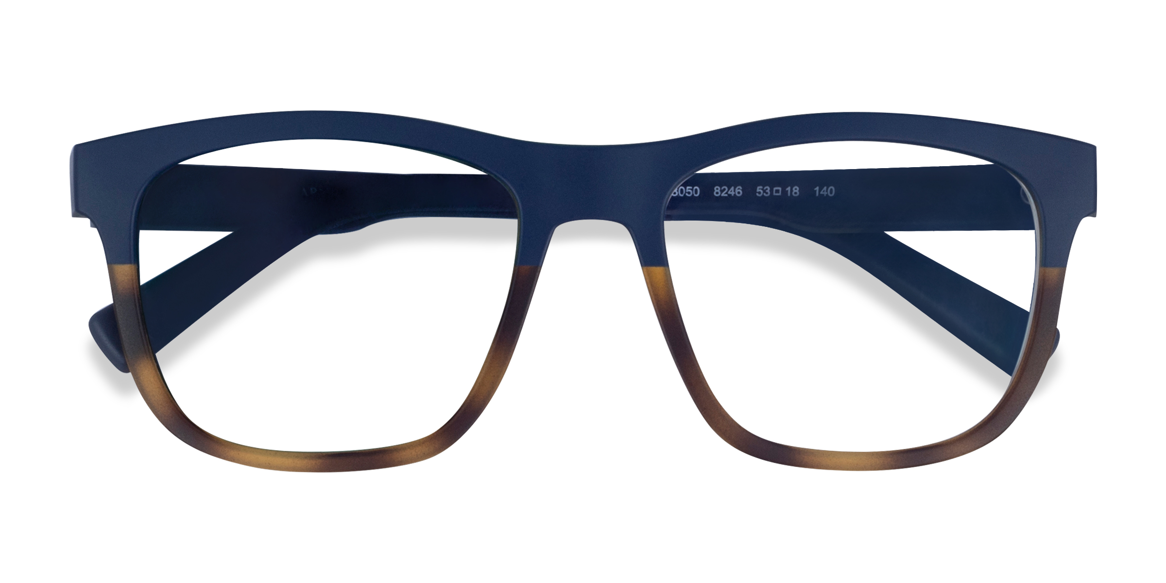 Matte Blue Tortoise Armani Exchange AX3050 - Plastic Eyeglasses