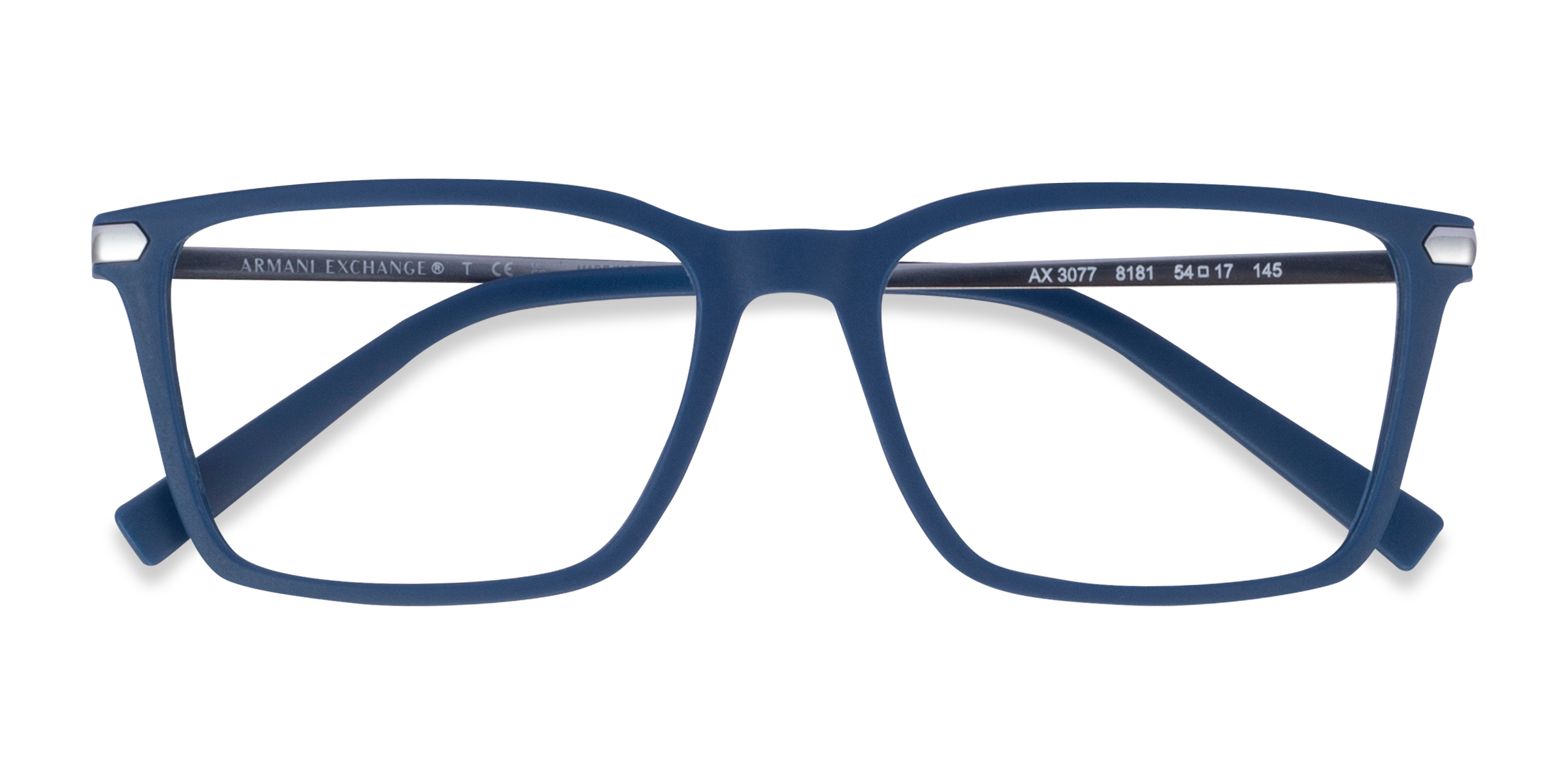 Matte Blue Armani Exchange AX3077 - Plastic Eyeglasses