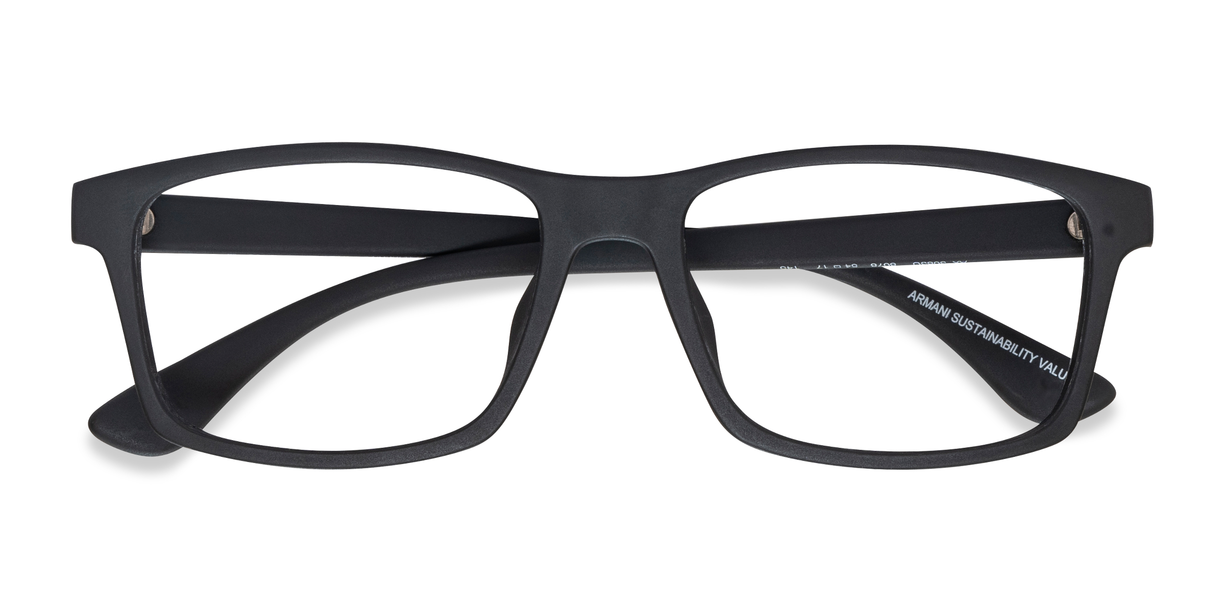 Matte Gray Armani Exchange AX3083U -  Alternative-materials Eyeglasses