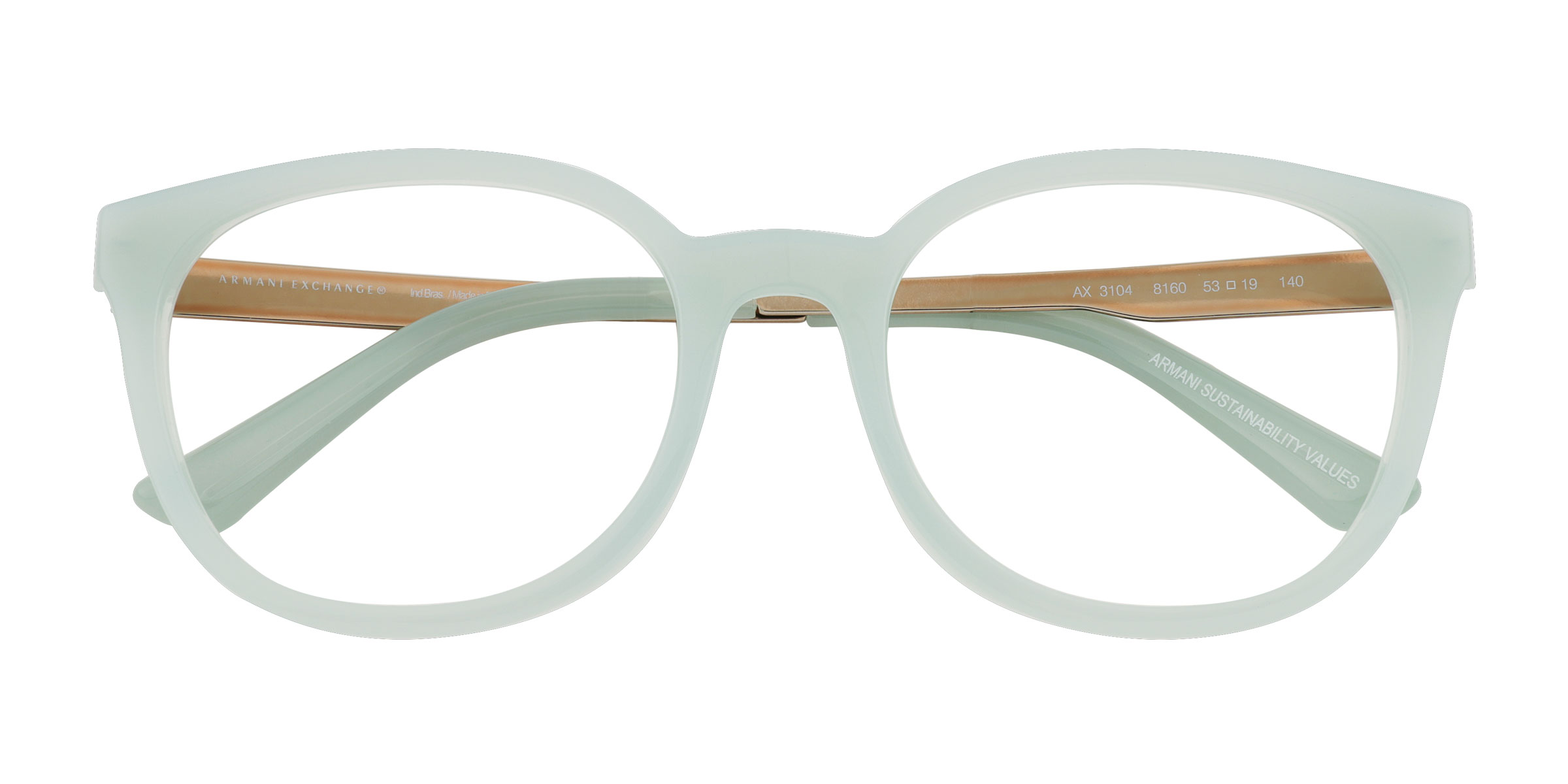 Milky Green Armani Exchange AX3104 - Alternative-materials Lunettes de vue