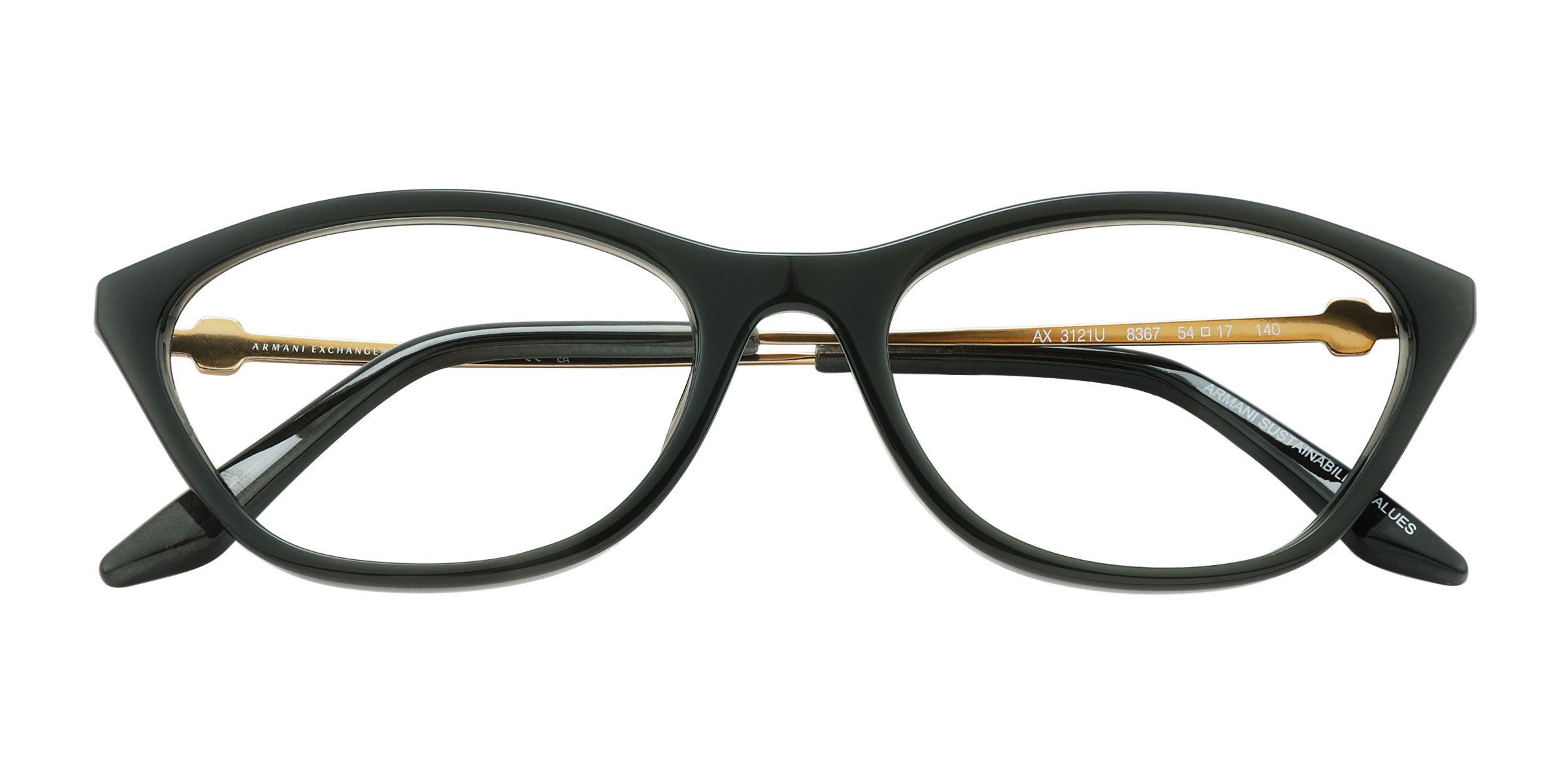 Green Armani Exchange AX3121U - Metal Eyeglasses