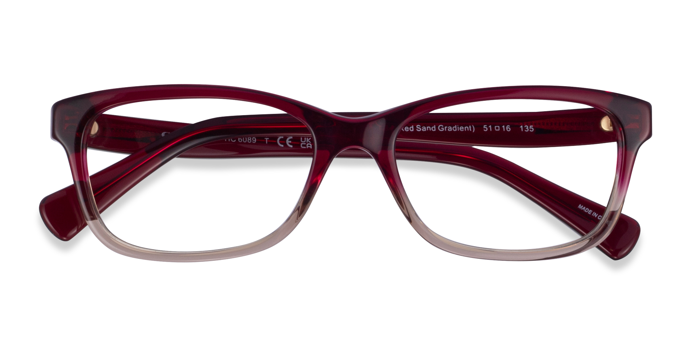 Gradient Red Coach HC6089 - Acétate Lunettes de vue