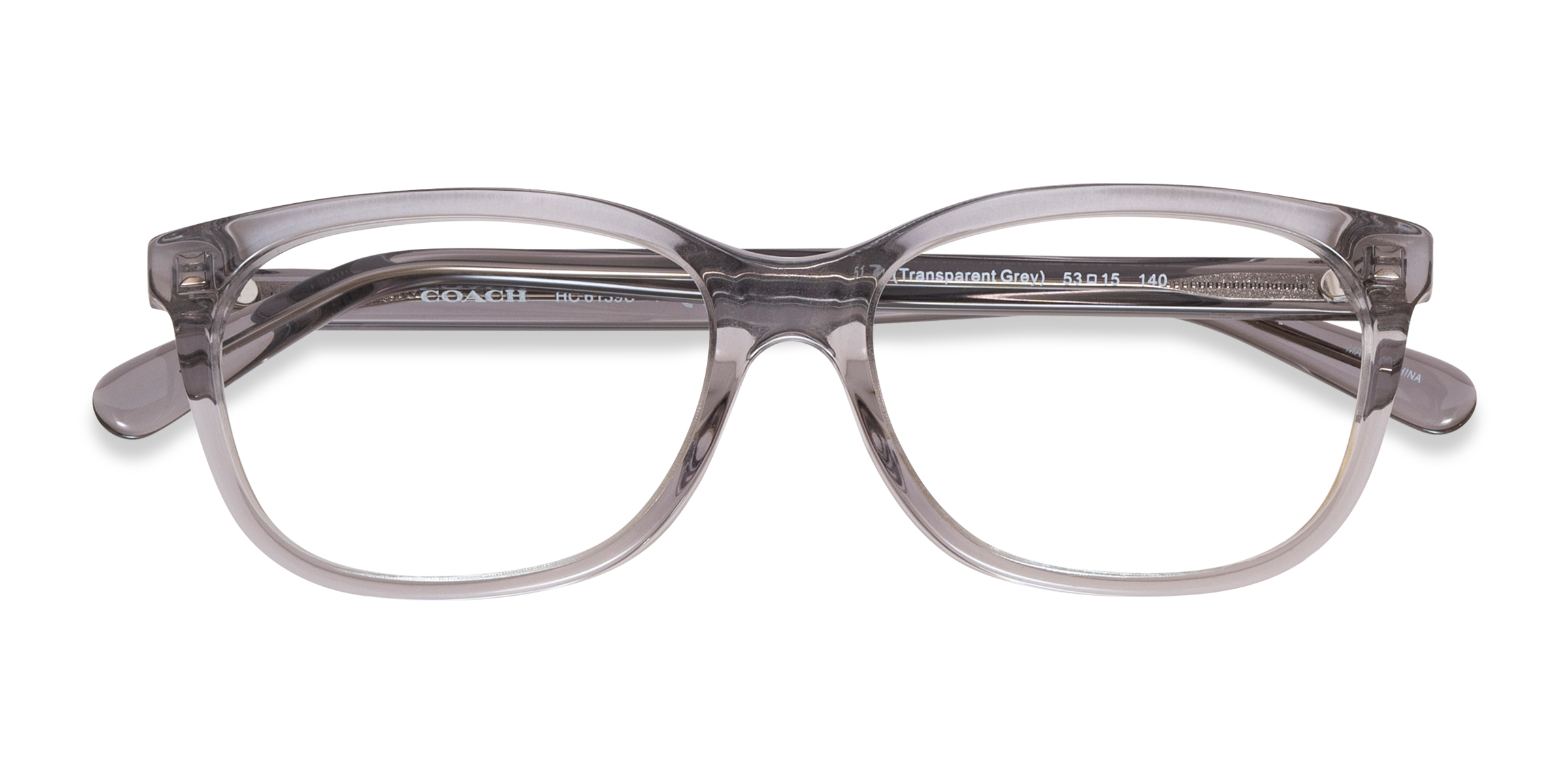 Transparent Gray Coach HC6139U - Acetate Eyeglasses