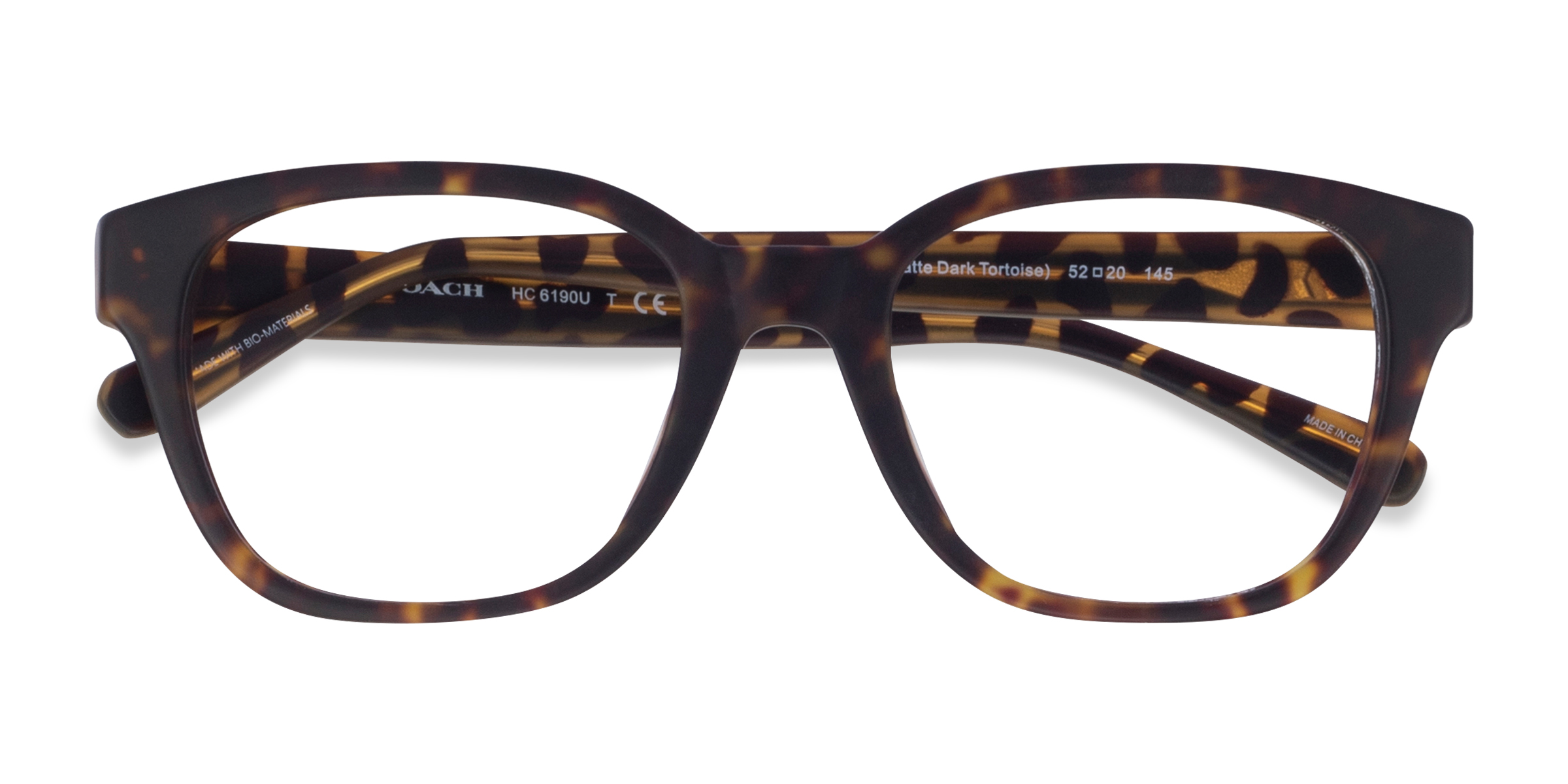 Matte Dark Tortoise Coach HC6190U - Alternative-materials Lunettes de vue