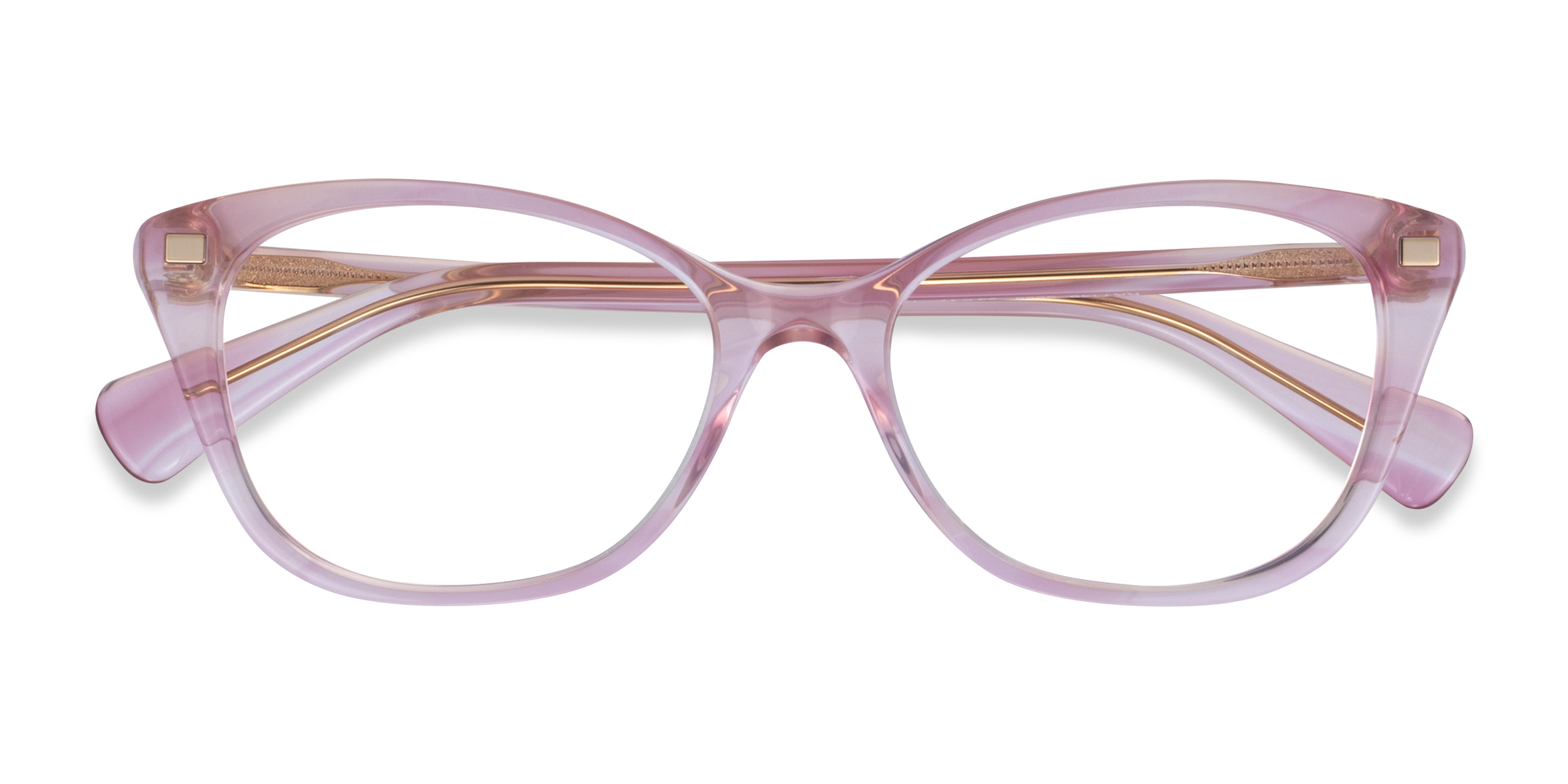 Shiny Striped Pink Ralph RA7146 - Acetate Eyeglasses