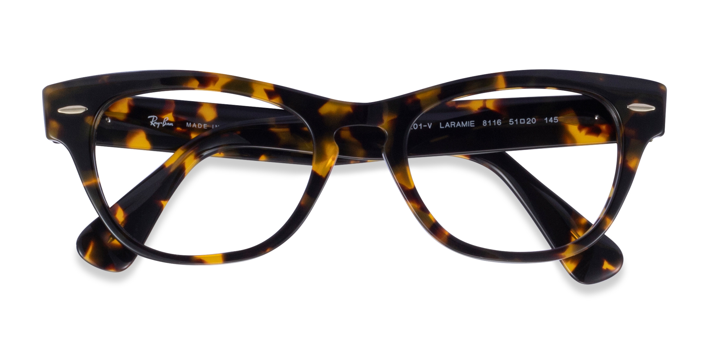 Dark Tortoise Ray-Ban RB2201V Laramie - Acetate Eyeglasses