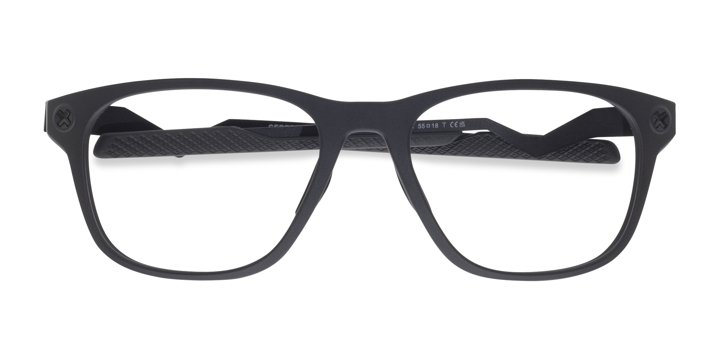Black Oakley Cerebral -  Metal Eyeglasses
