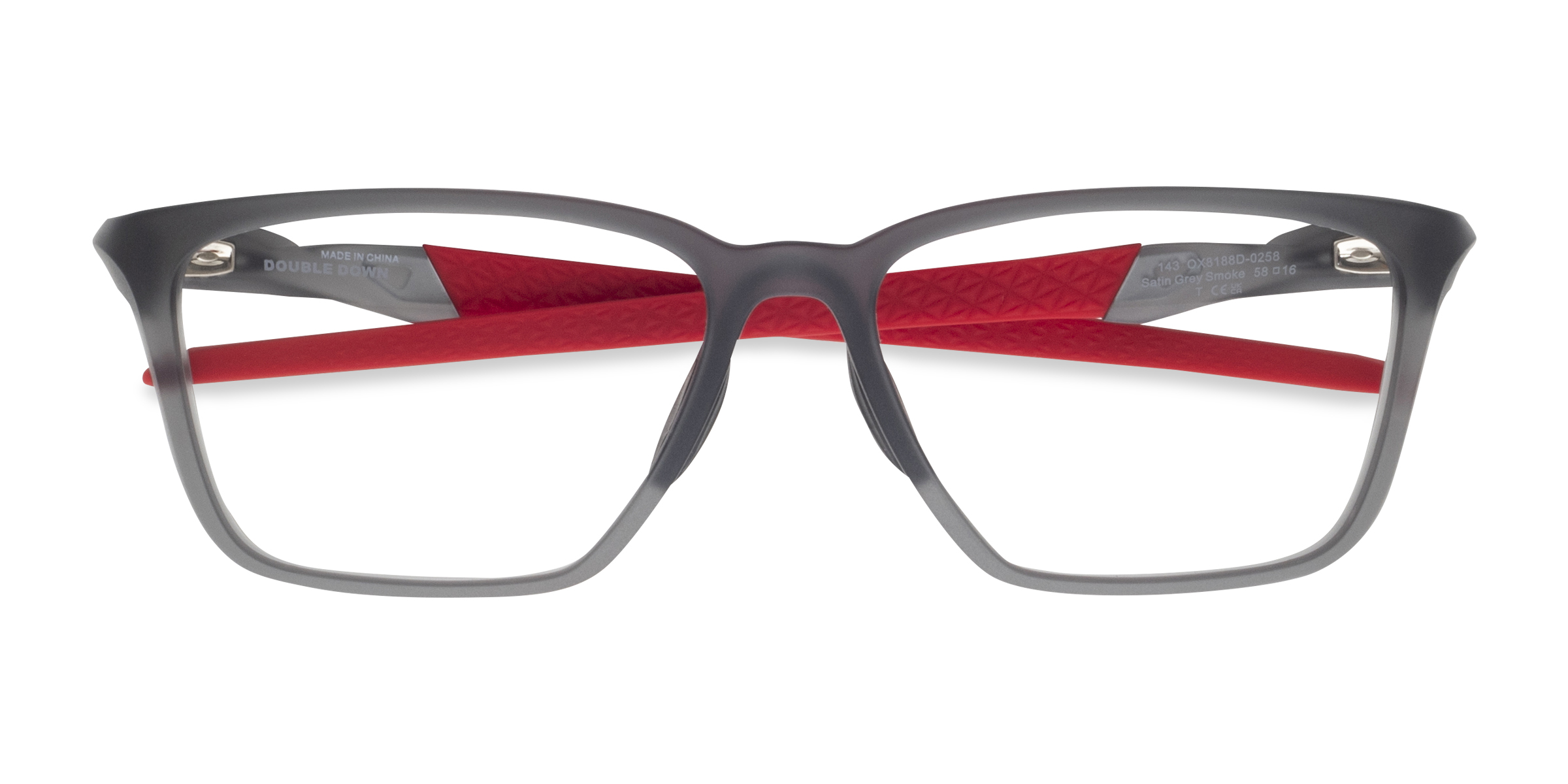 Gray Oakley Double Down - Plastic Eyeglasses