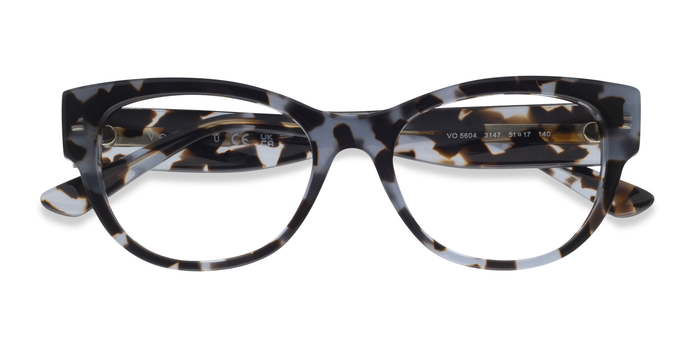 Blue Tortoise Vogue Eyewear VO5604 - Alternative-materials Eyeglasses