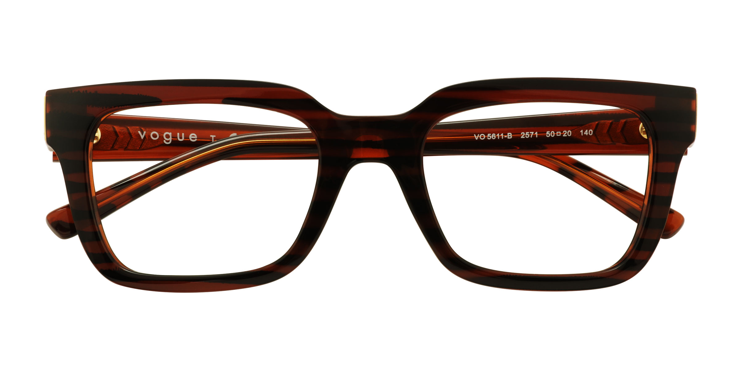 Striped Vogue Eyewear VO5611B - Alternative-materials Eyeglasses
