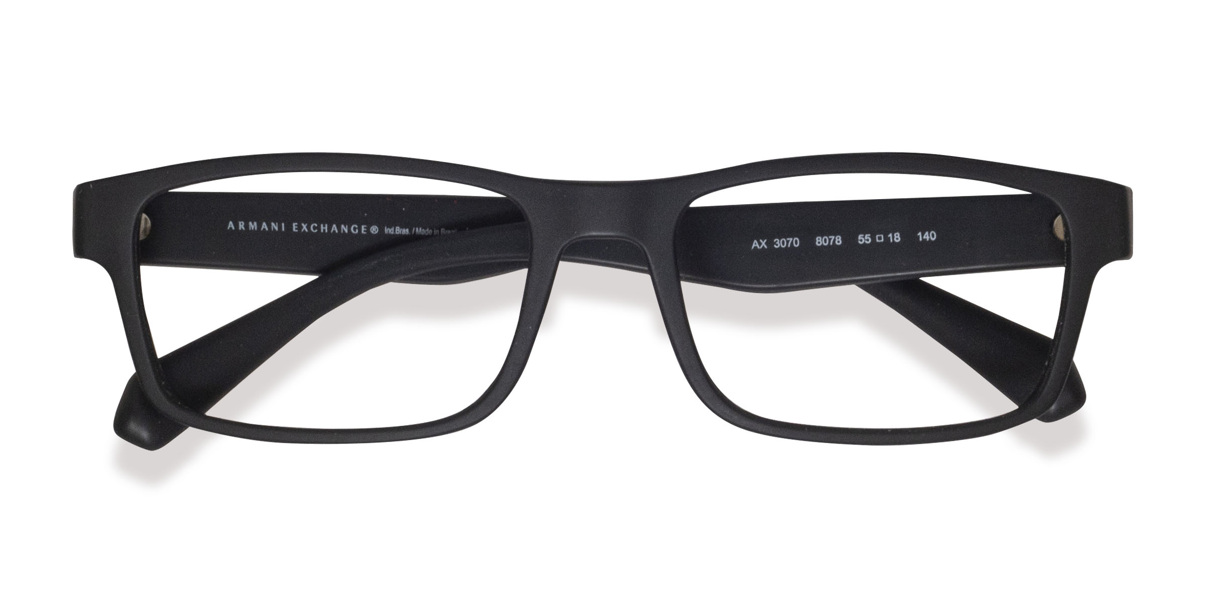 Noir Armani Exchange AX3070 - Plastique Lunettes de vue