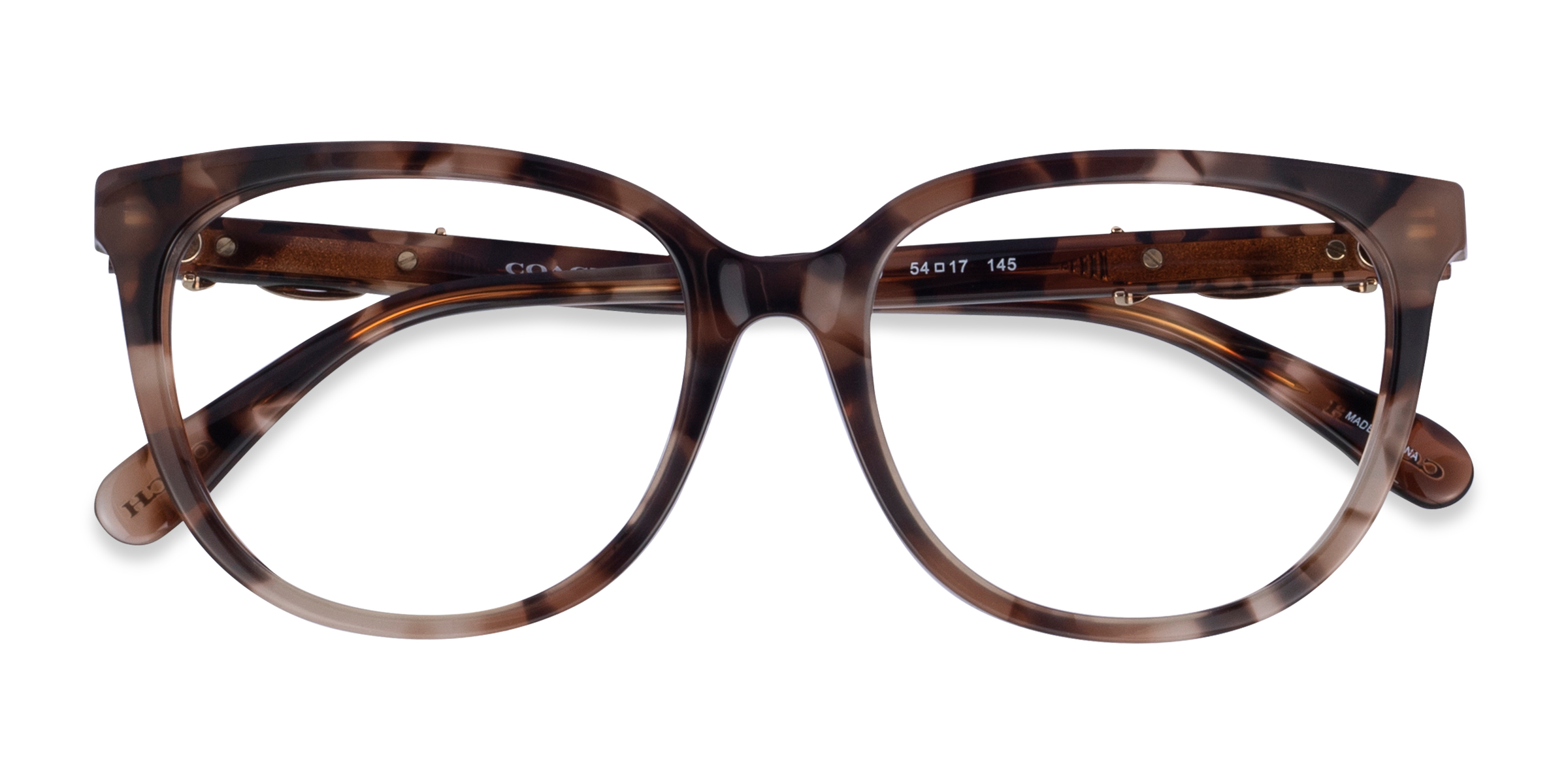 Peach Tortoise Coach HC6260U - Acetate Eyeglasses