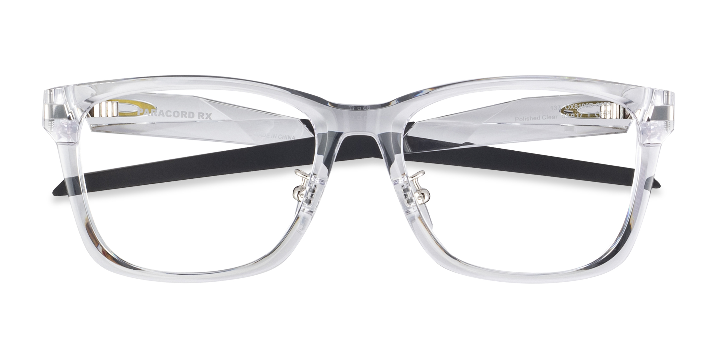 Polished Clear Oakley Paracord Rx - Plastic Eyeglasses
