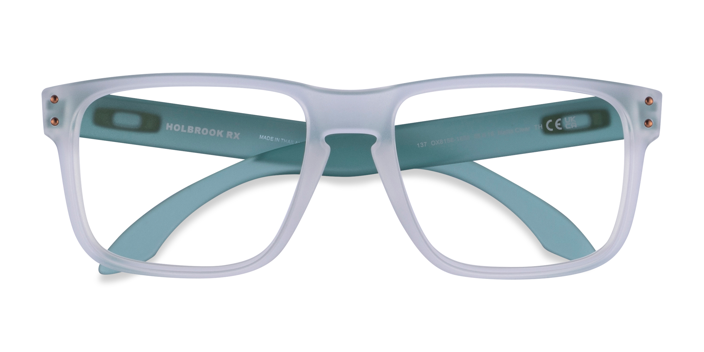 Matte Clear Oakley Holbrook Rx -  Plastique Lunettes de vue