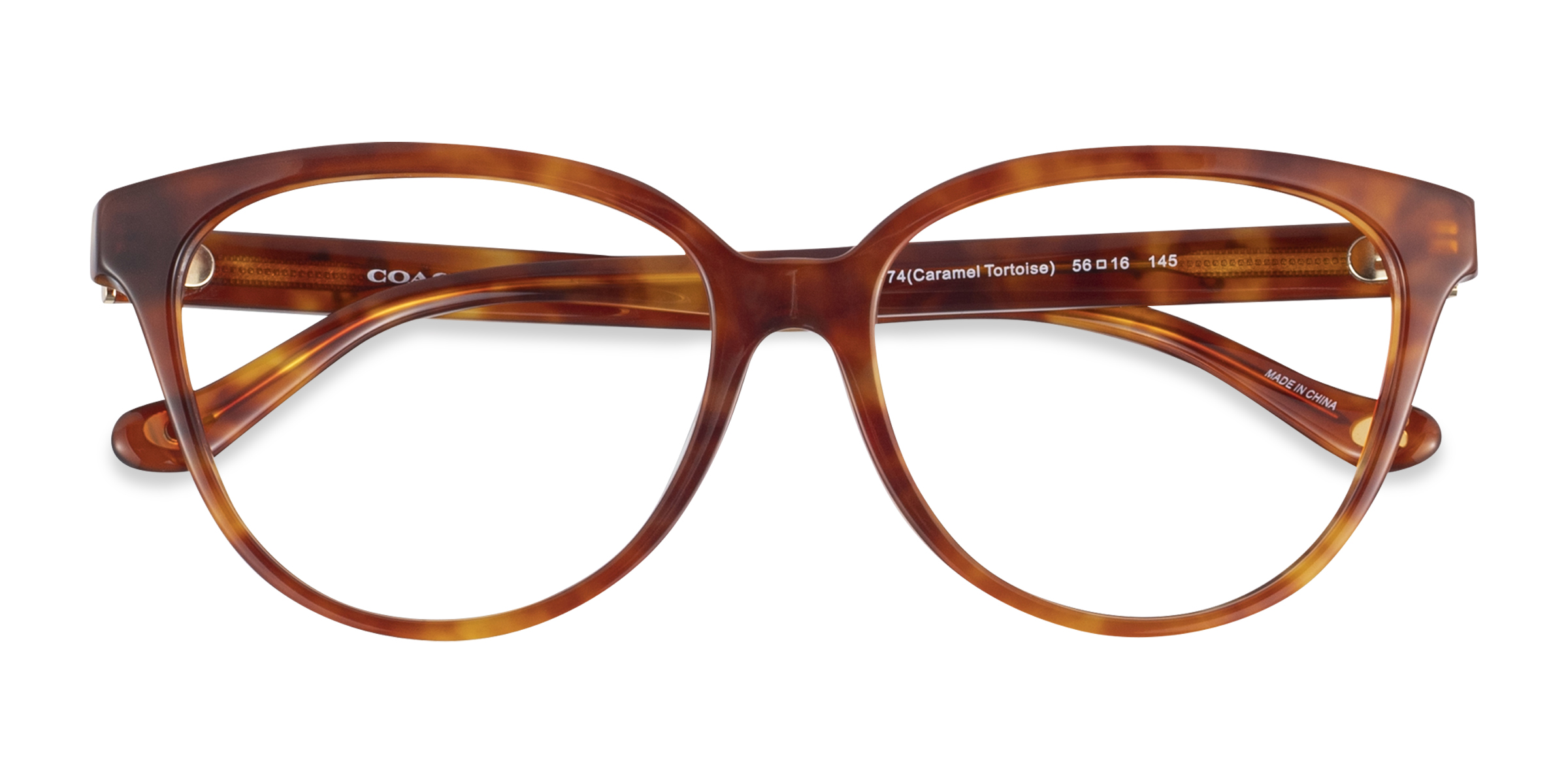 Caramel Tortoise Coach HC6234F - Acetate Eyeglasses