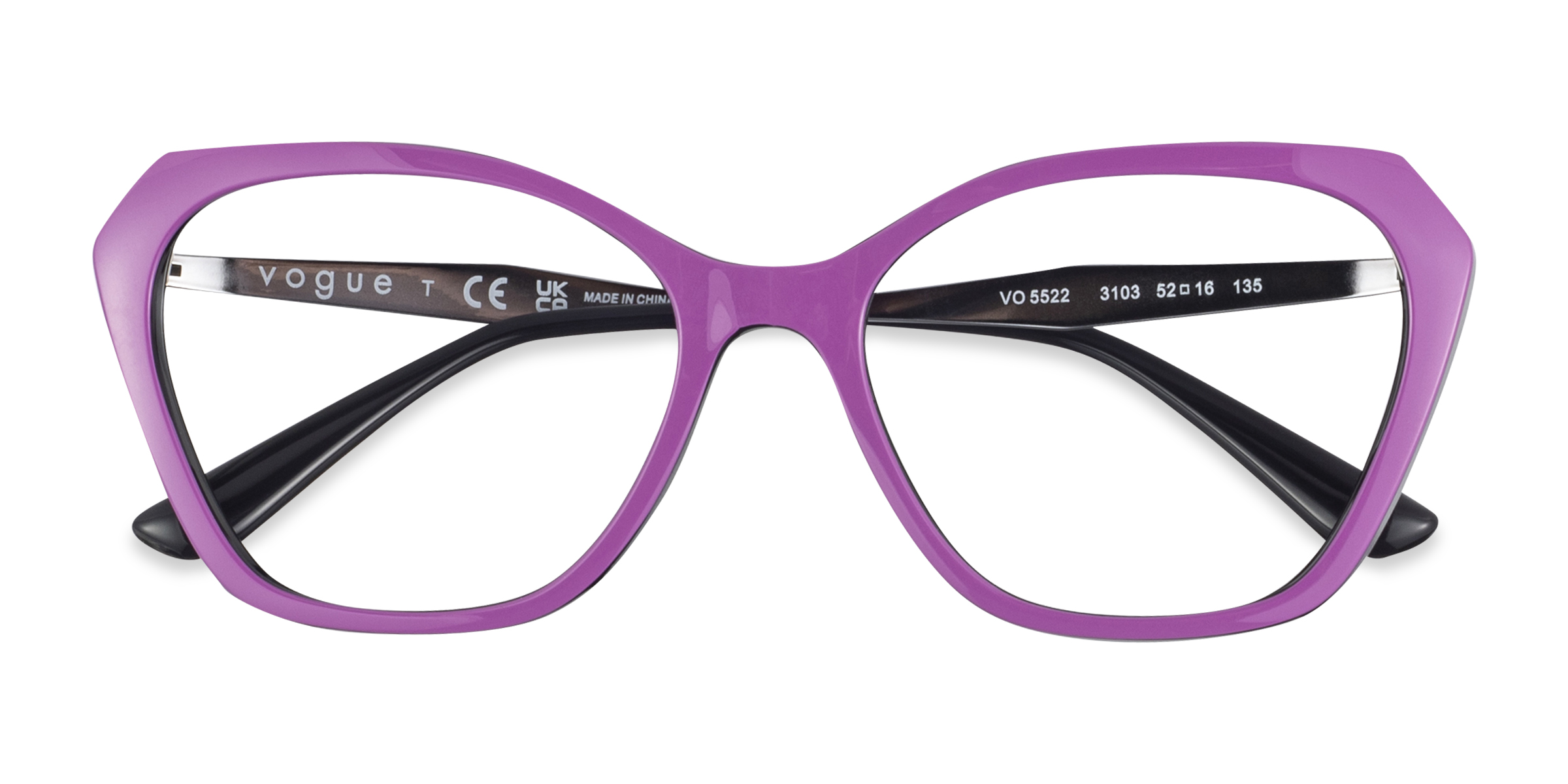 Purple Vogue Eyewear VO5522 - Plastic Eyeglasses