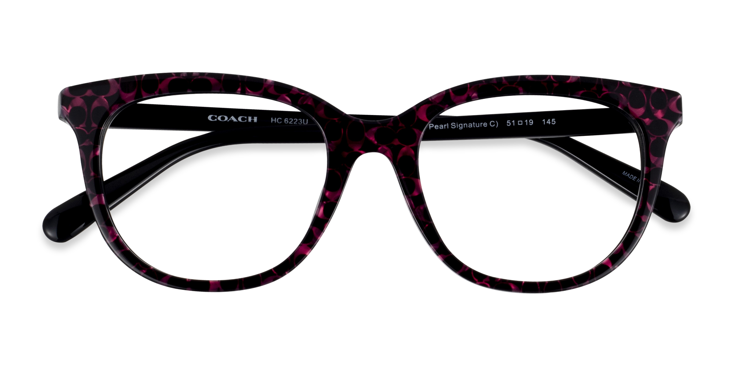Ruby Pearl Signature C Coach HC6223U -  Acétate Lunettes de vue