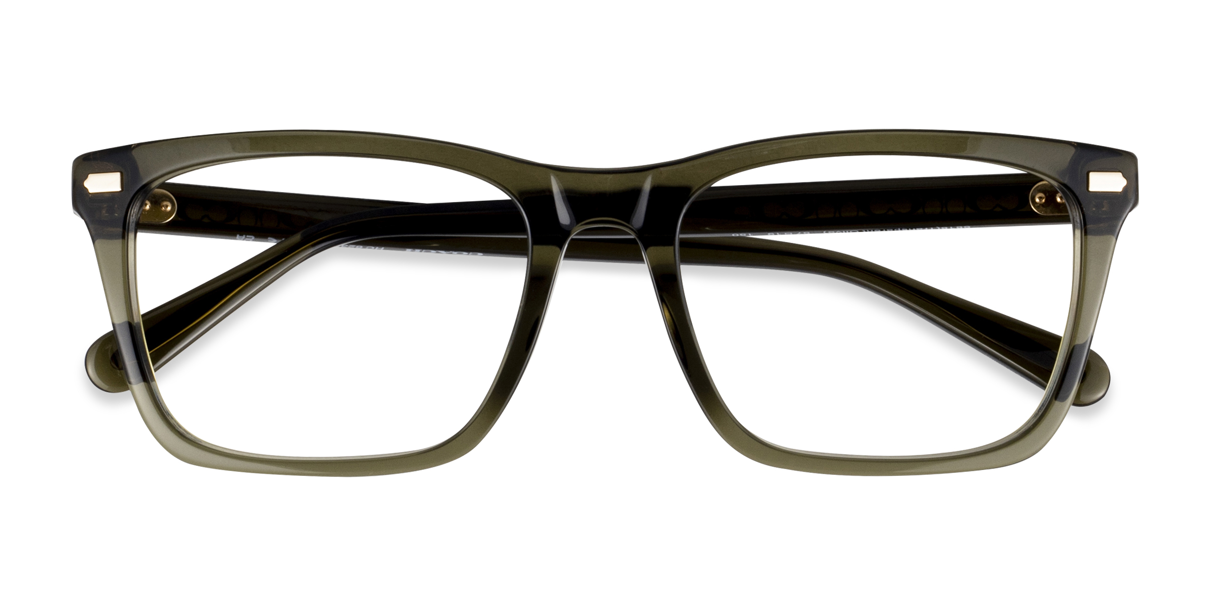 Transparent Olive Coach HC6238U - Acétate Lunettes de vue