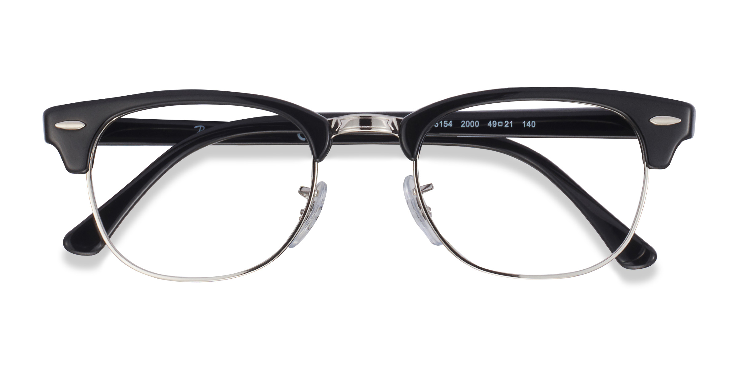 Black Ray-Ban Clubmaster Change - Acetate-metal Eyeglasses