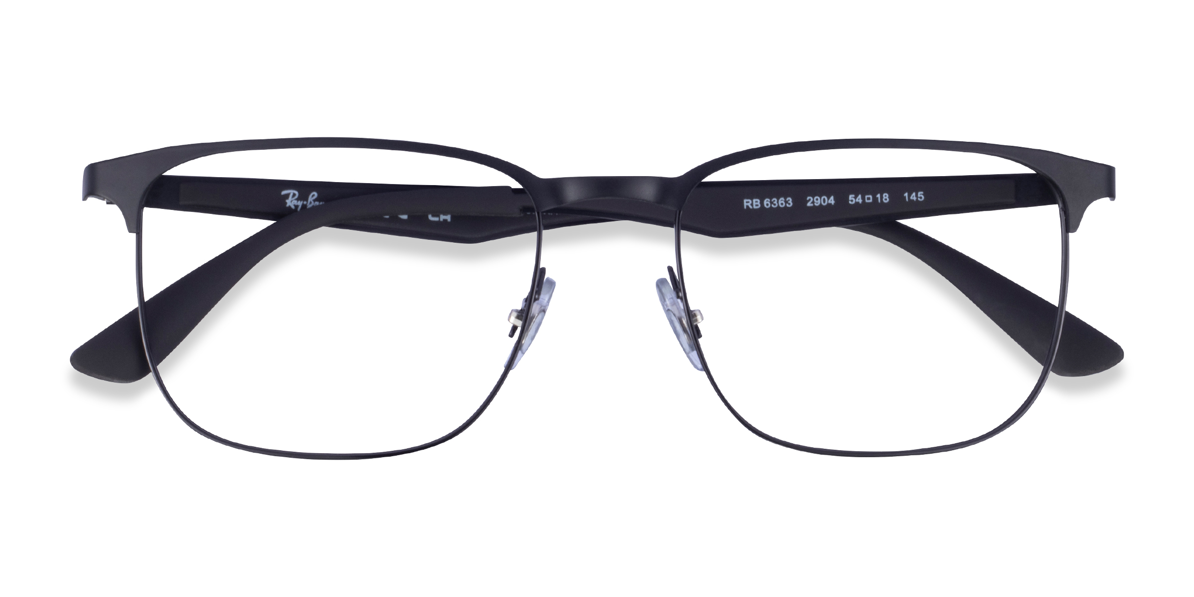 Matte Black Ray-Ban RB6363 - Metal Eyeglasses