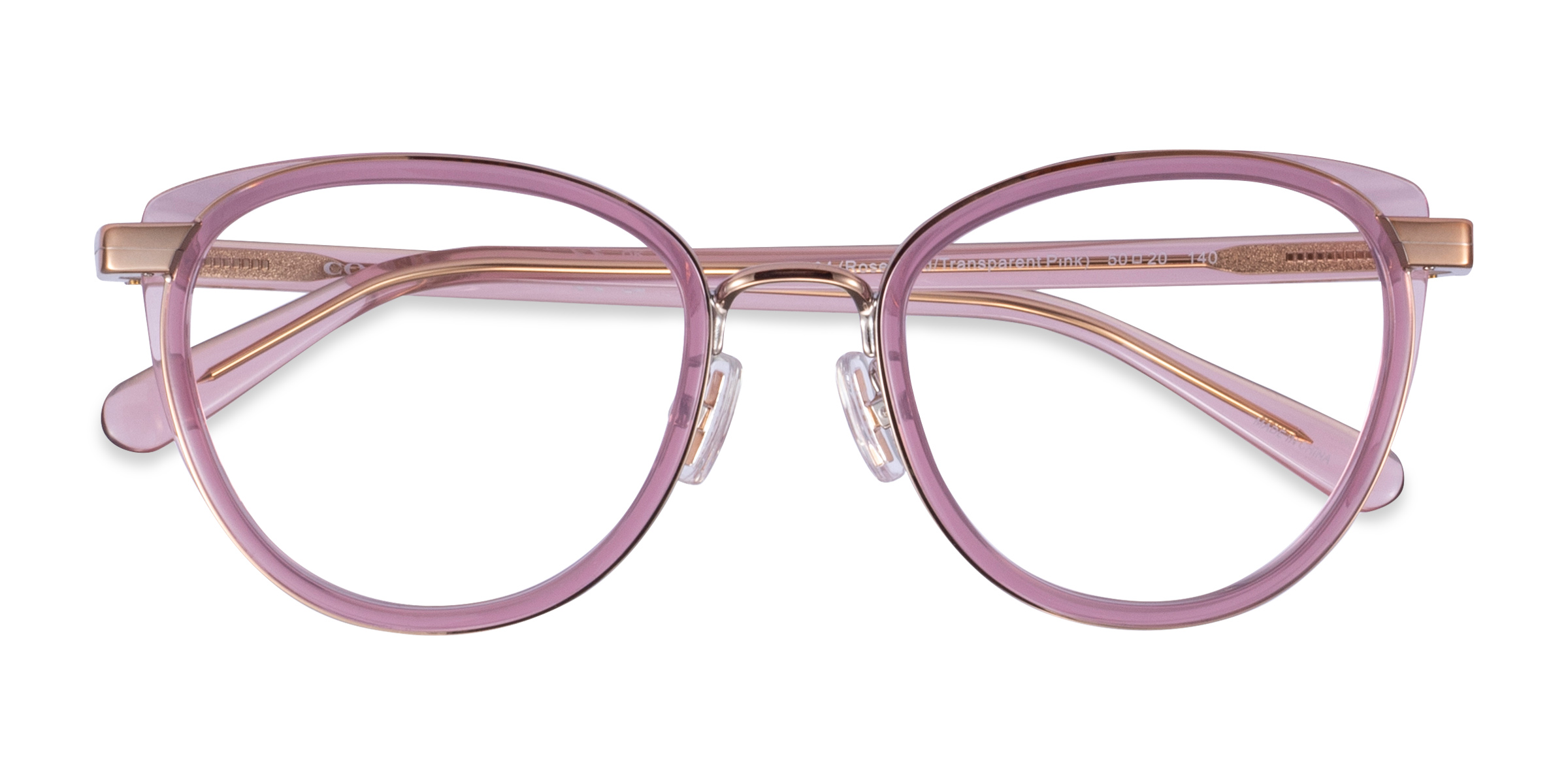Transparent Pink Coach HC5154 - Métal Lunettes de vue