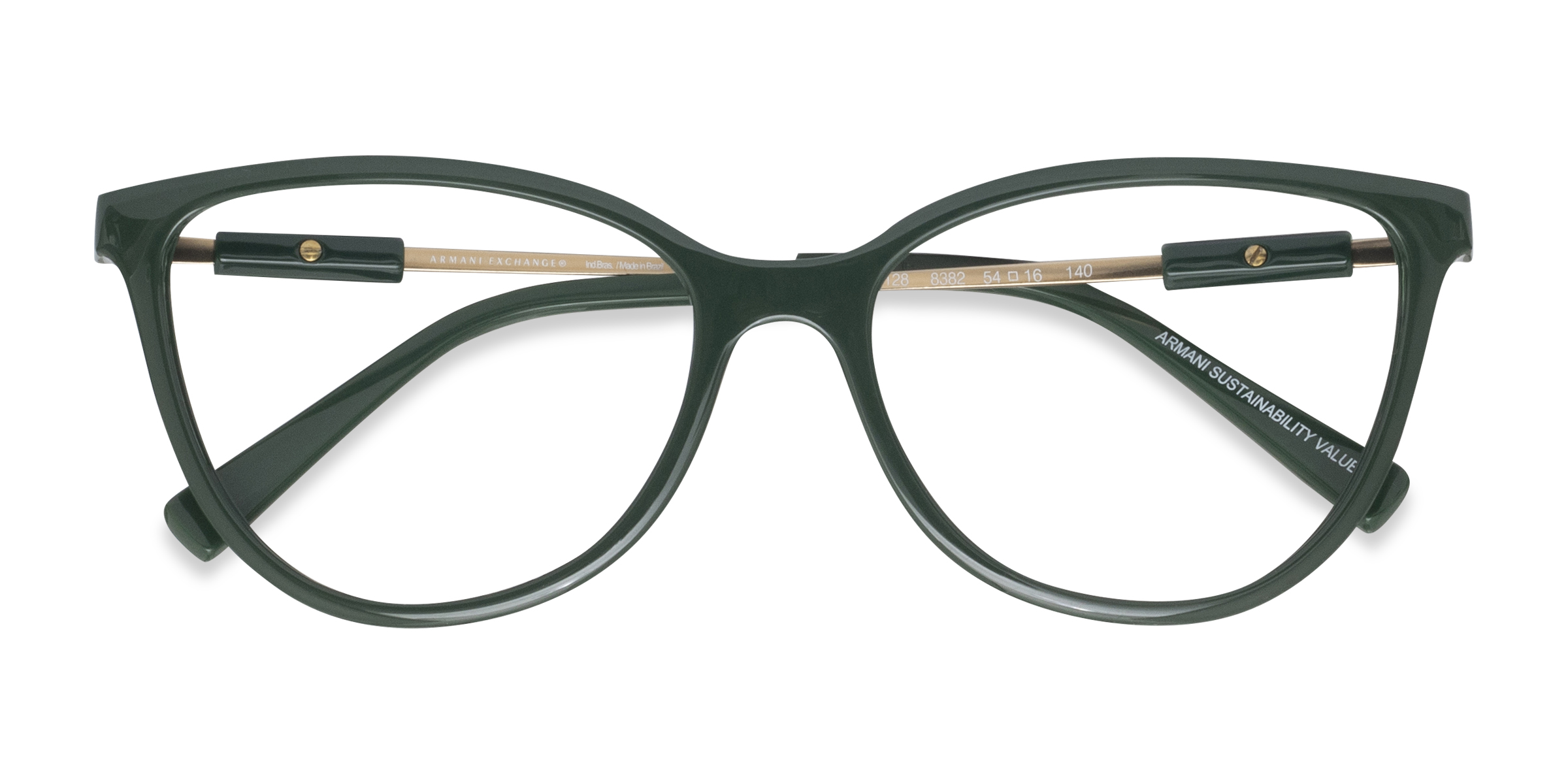 Green Armani Exchange AX3128 -  Metal Eyeglasses