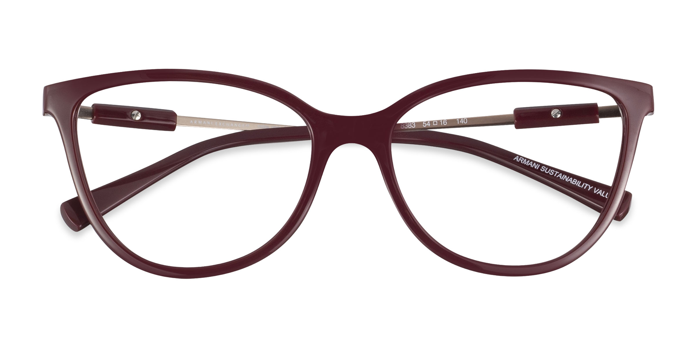 Red Armani Exchange AX3128 - Alternative-materials Eyeglasses