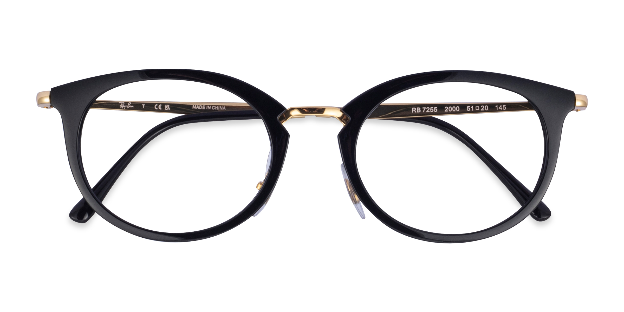 Noir Ray-Ban RB7255 -  Plastic-metal Lunettes de vue