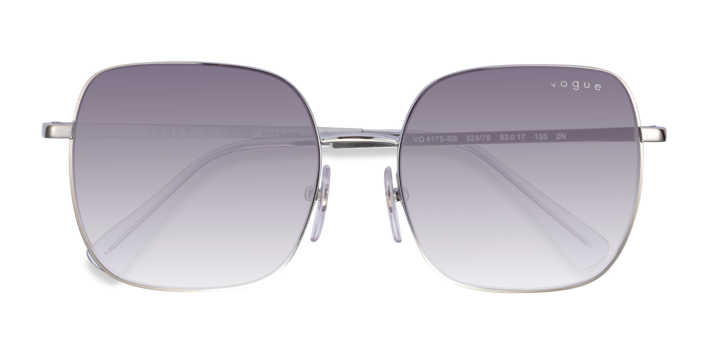 Argenté Vogue Eyewear VO4175SB - Métal Lunettes de soleil