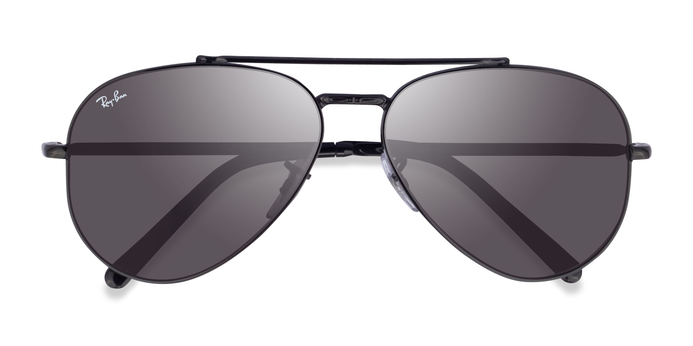 Noir Ray-Ban RB3625 New Aviator - Métal Lunettes de soleil