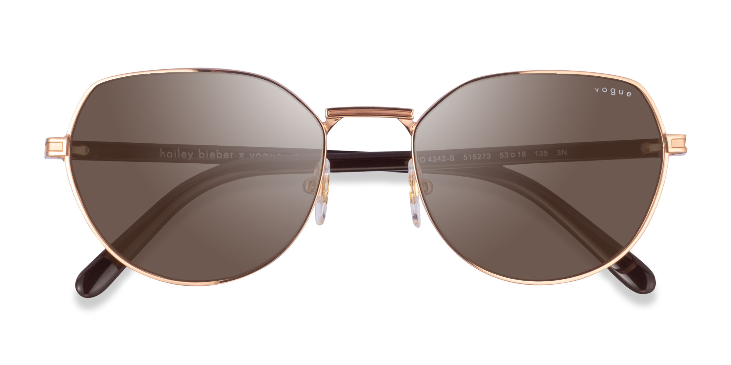 Or rose Vogue Eyewear VO4242S - Métal Lunettes de soleil