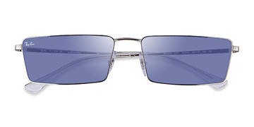 Silver Ray-Ban RB3741 Emy -  Metal Sunglasses