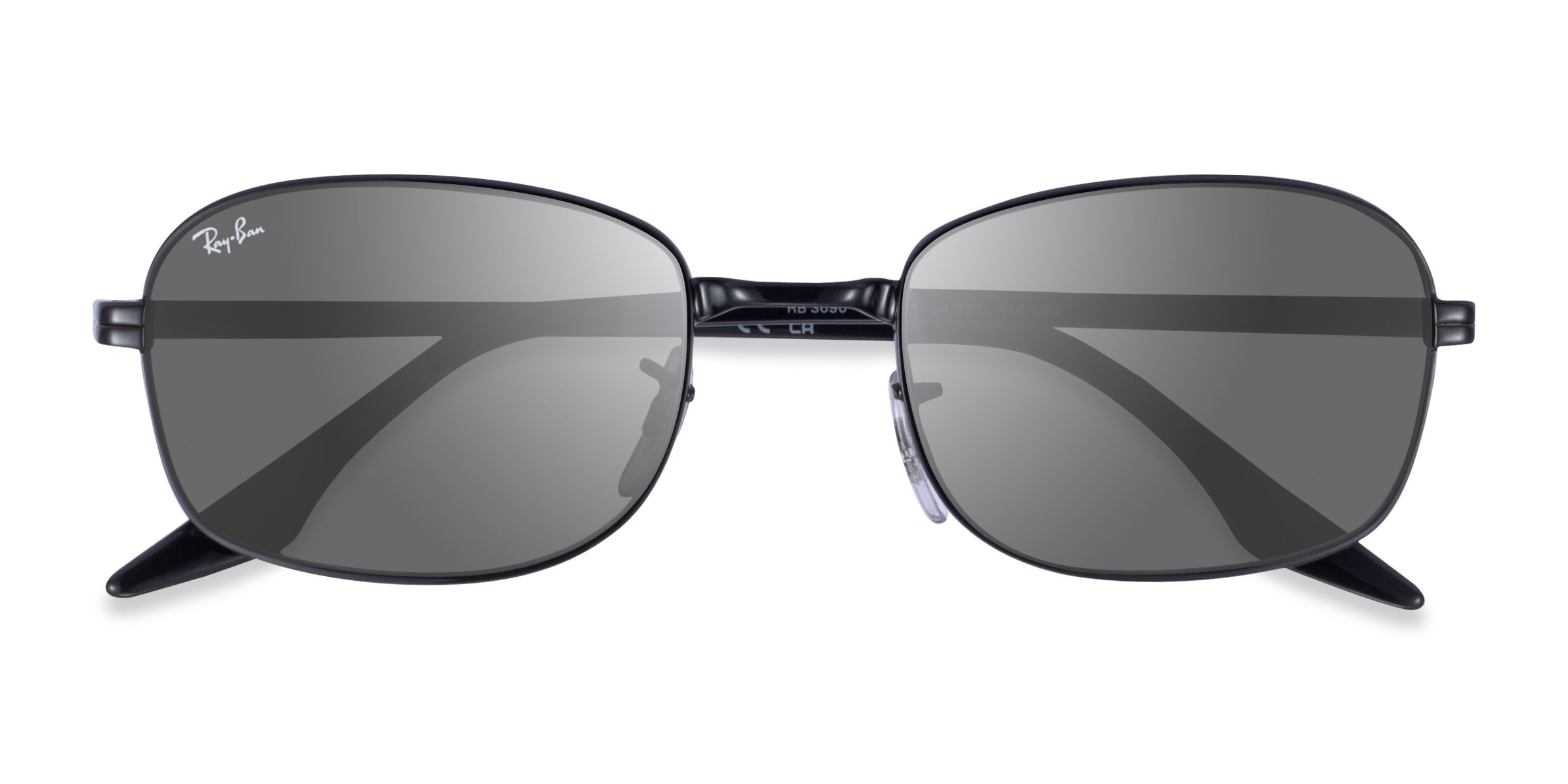 Shiny Black Ray-Ban RB3690 - Métal Lunettes de soleil