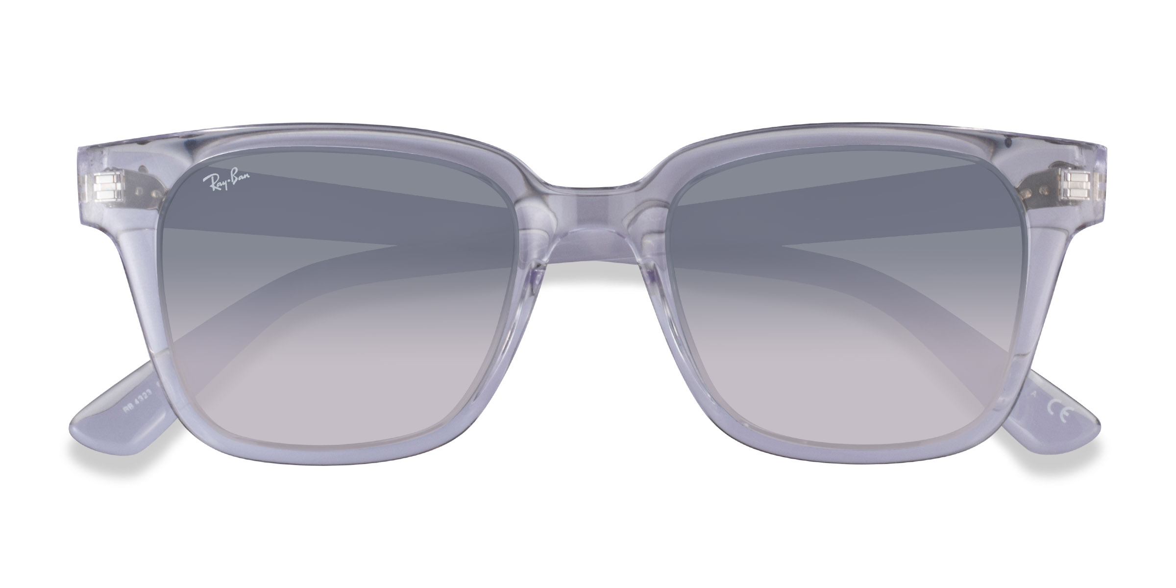Transparent Ray-Ban RB4323 - Plastique Lunettes de soleil