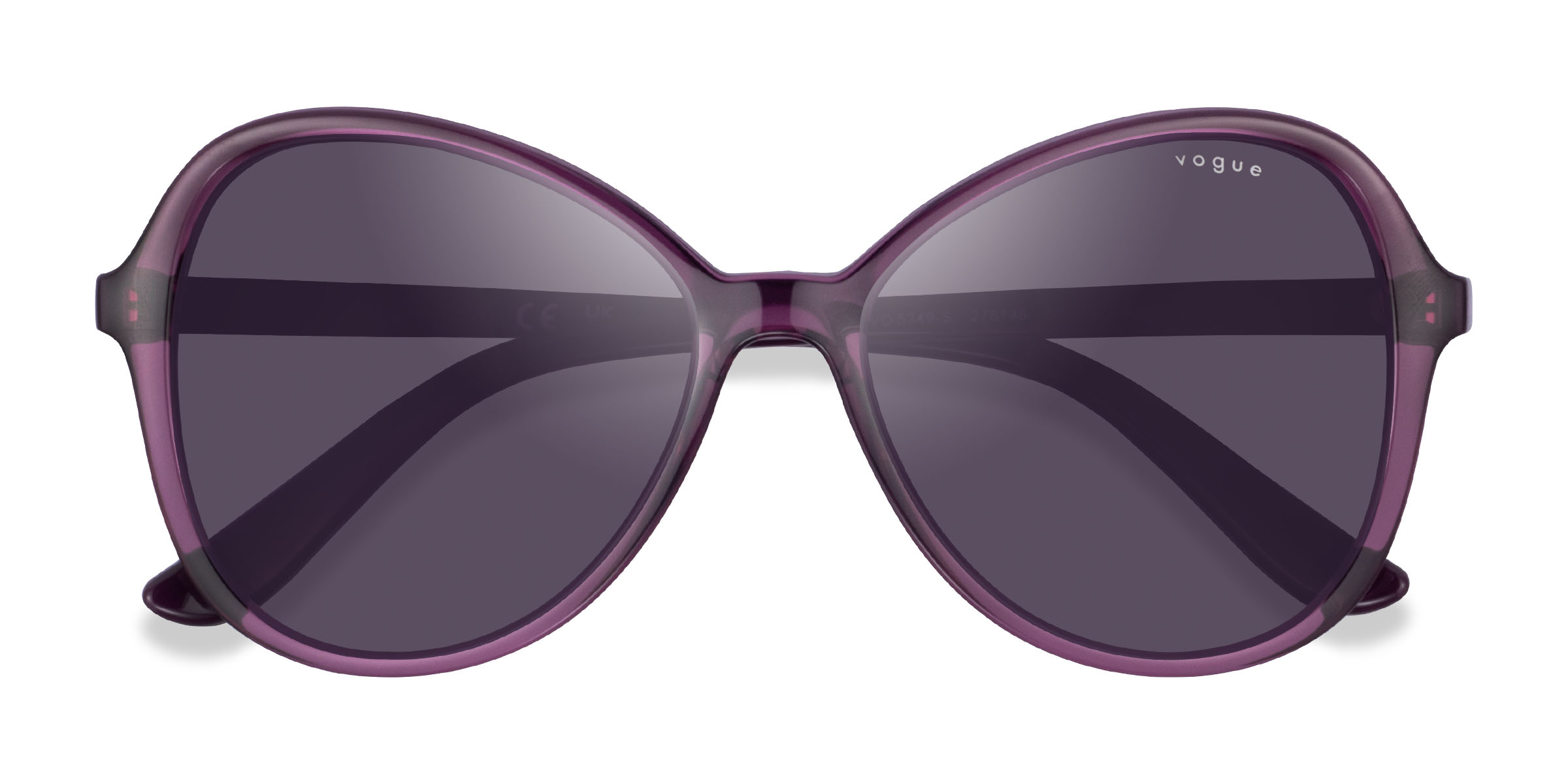 Transparent Purple Vogue Eyewear VO5349S - Plastique Lunettes de soleil