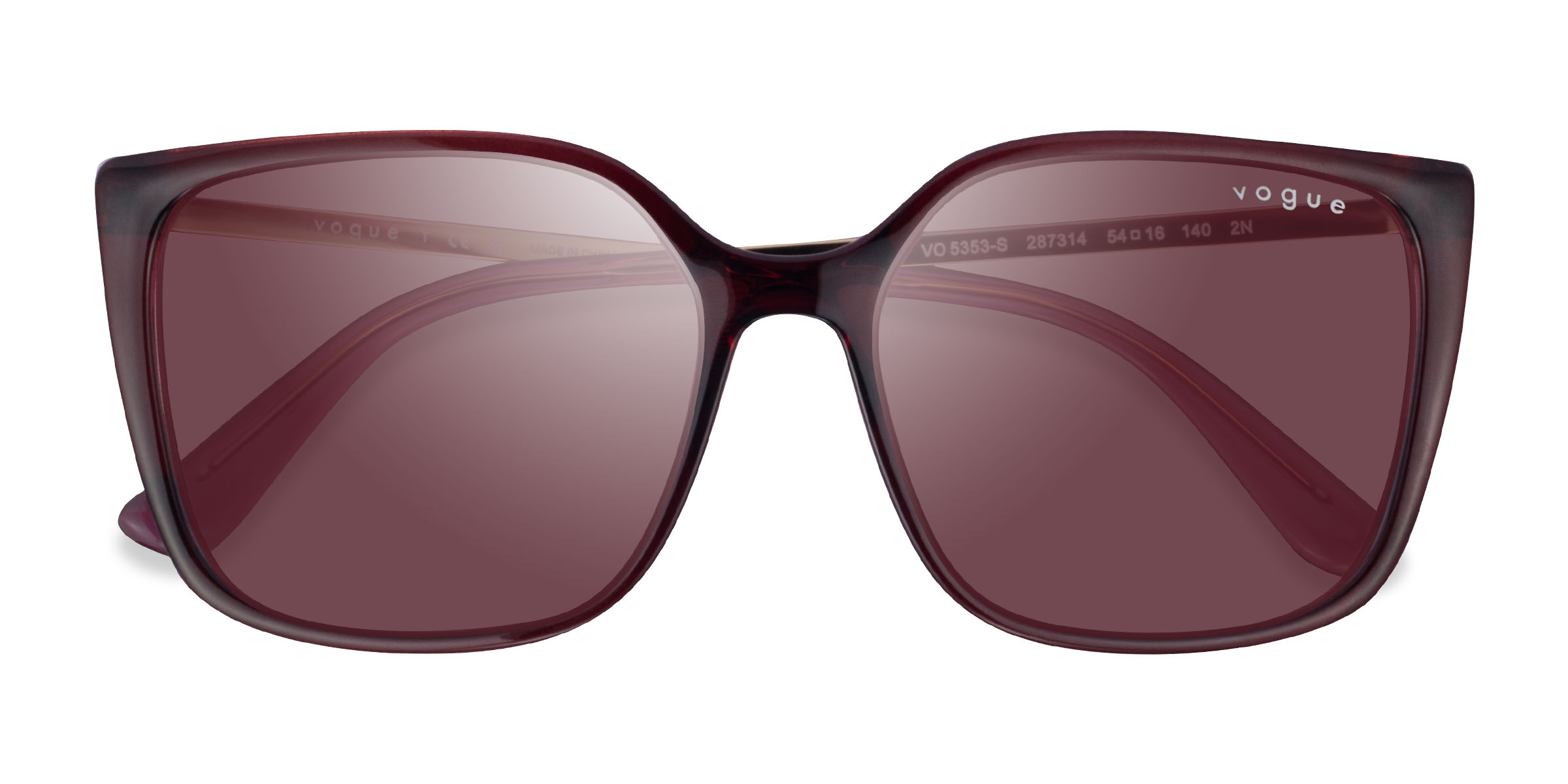 Red Vogue Eyewear VO5353S - Plastique Lunettes de soleil