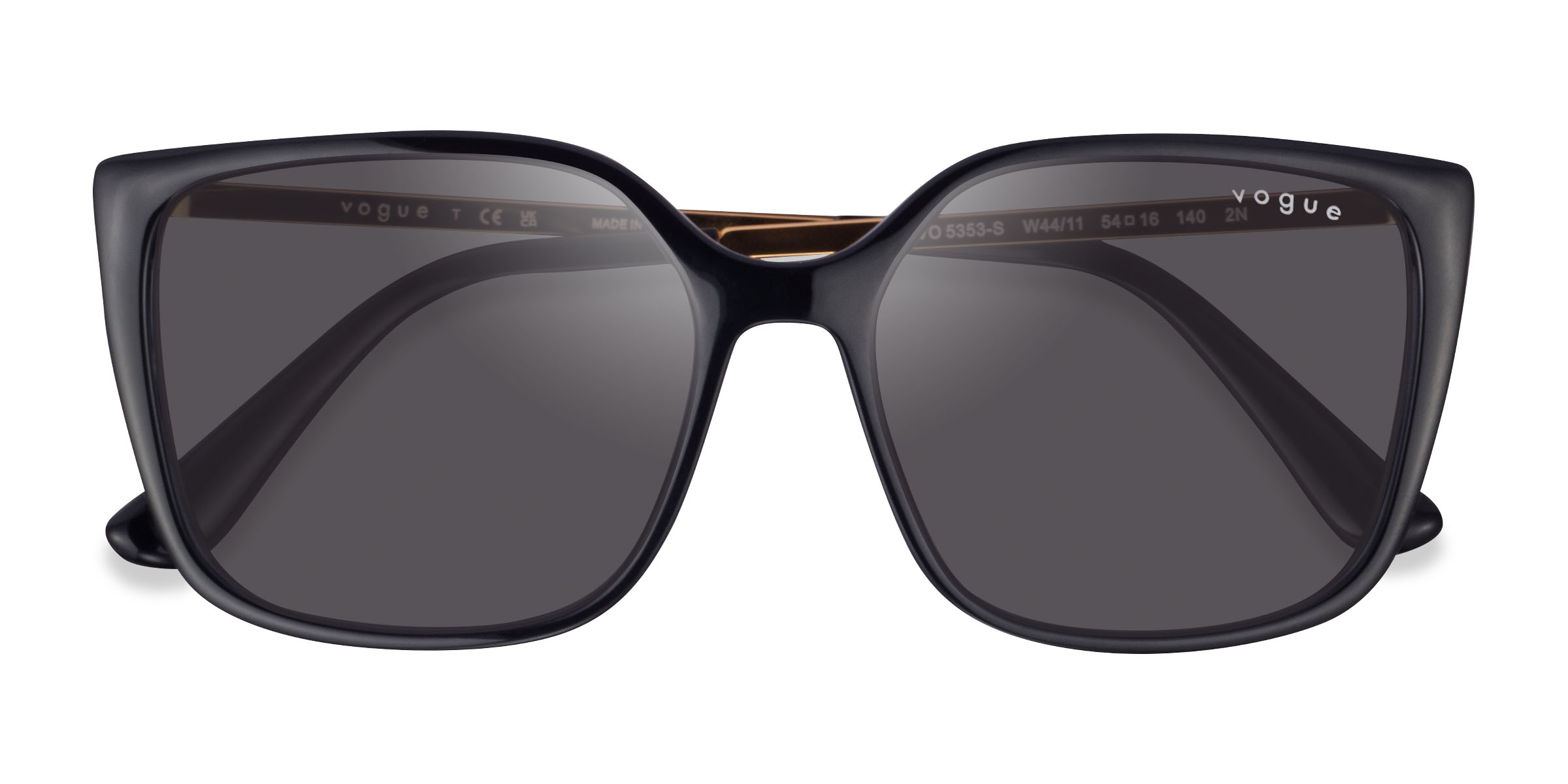Noir Vogue Eyewear VO5353S - Plastique Lunettes de soleil
