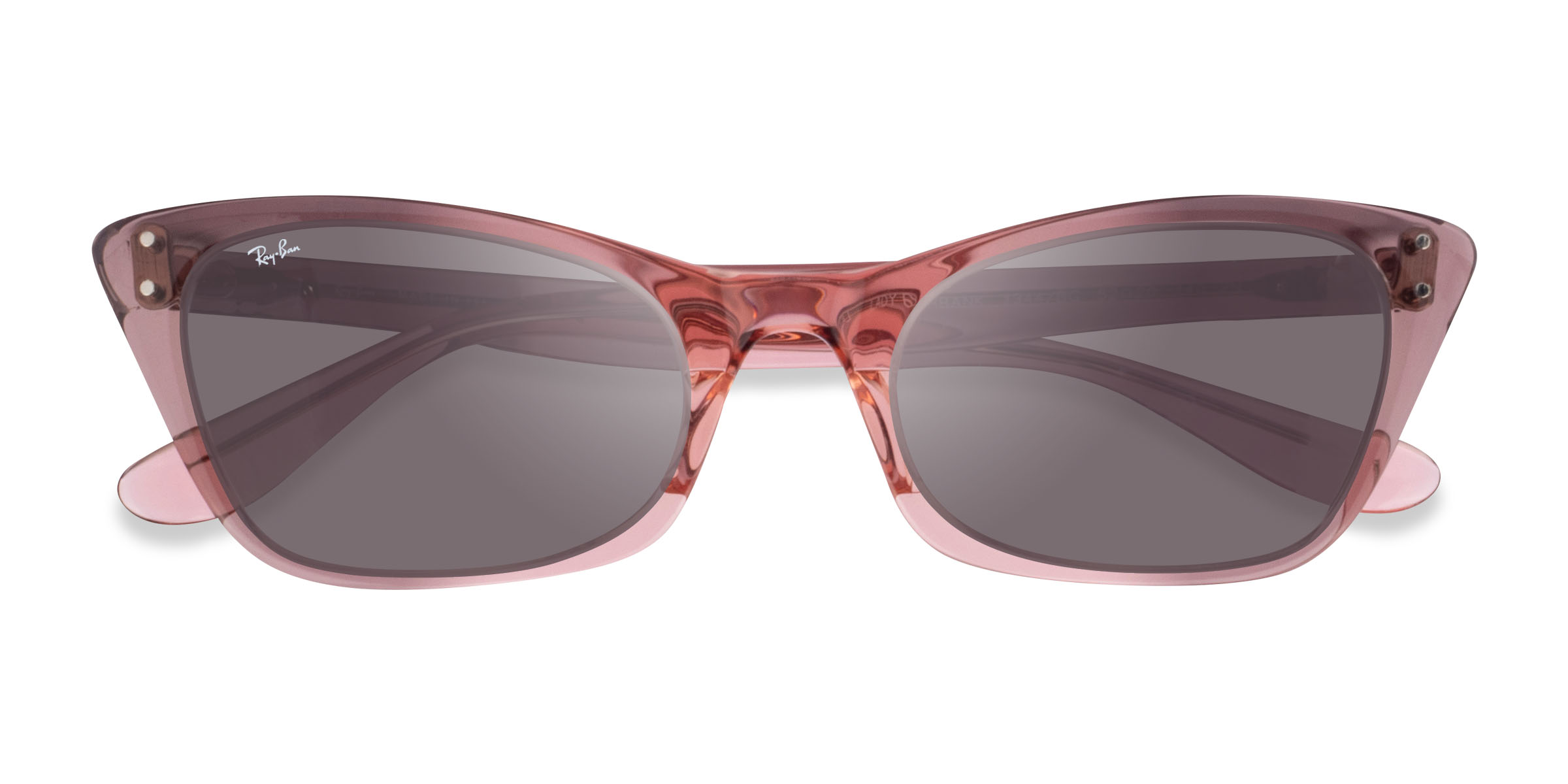 Transparent Pink Ray-Ban RB2299 - Acetate Sunglasses