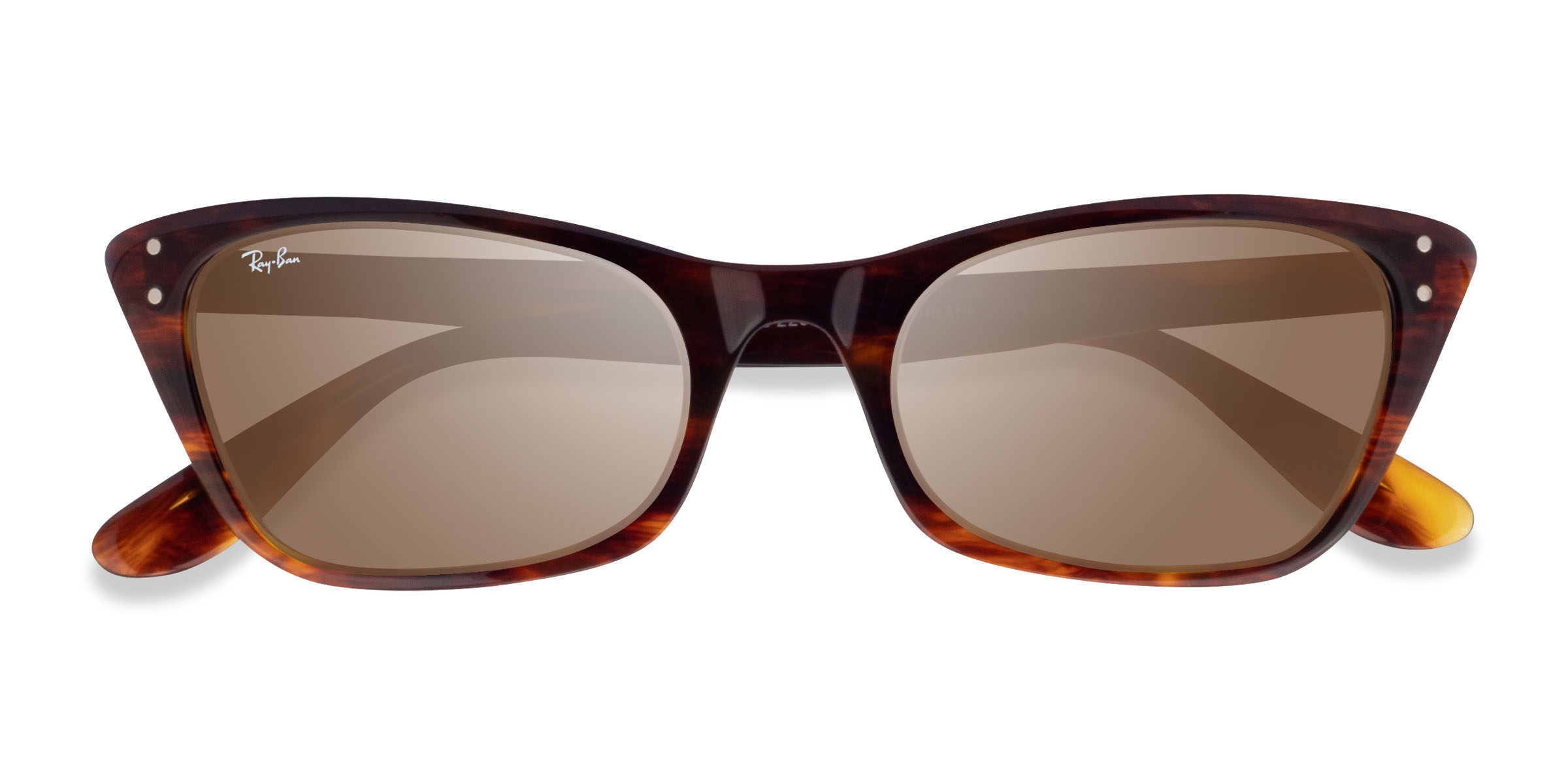 Striped Tortoise Ray-Ban RB2299 - Acétate Lunettes de soleil