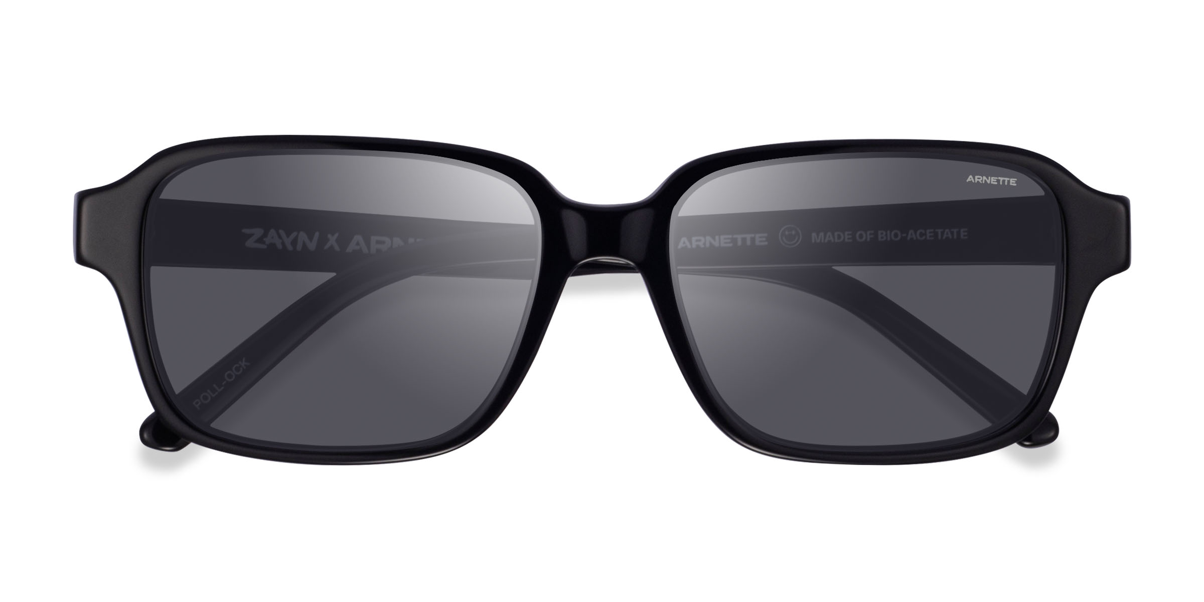 Black ARNETTE AN4303 POLL-OCK - Acetate Sunglasses