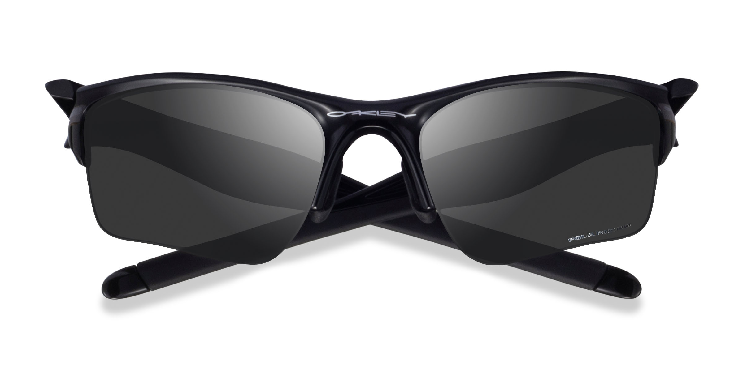 Shinny Black Oakley OO9154 Half Jacket 2.0 - Plastique Lunettes de soleil