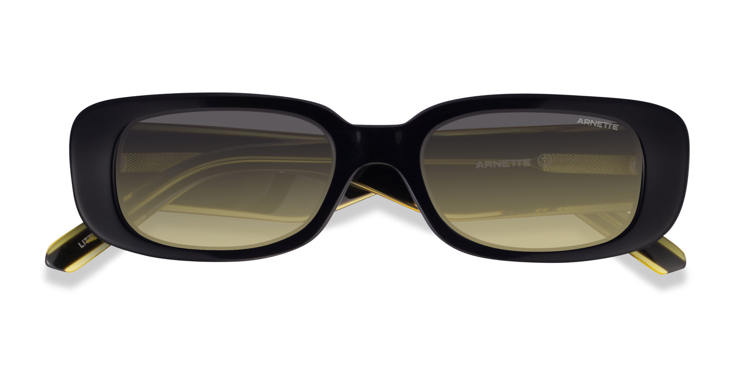 Black Yellow ARNETTE Litty - Acétate Lunettes de soleil