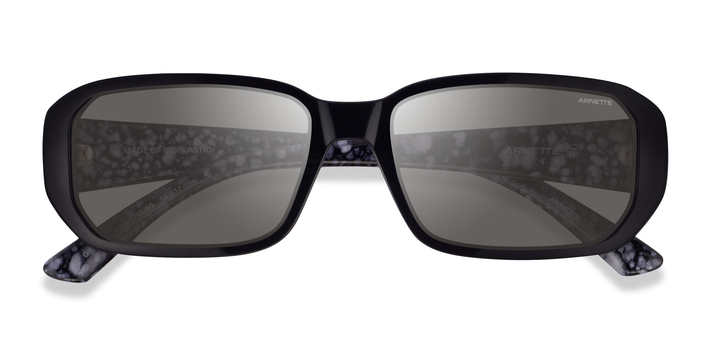 Noir ARNETTE Gringo -  Plastique Lunettes de soleil