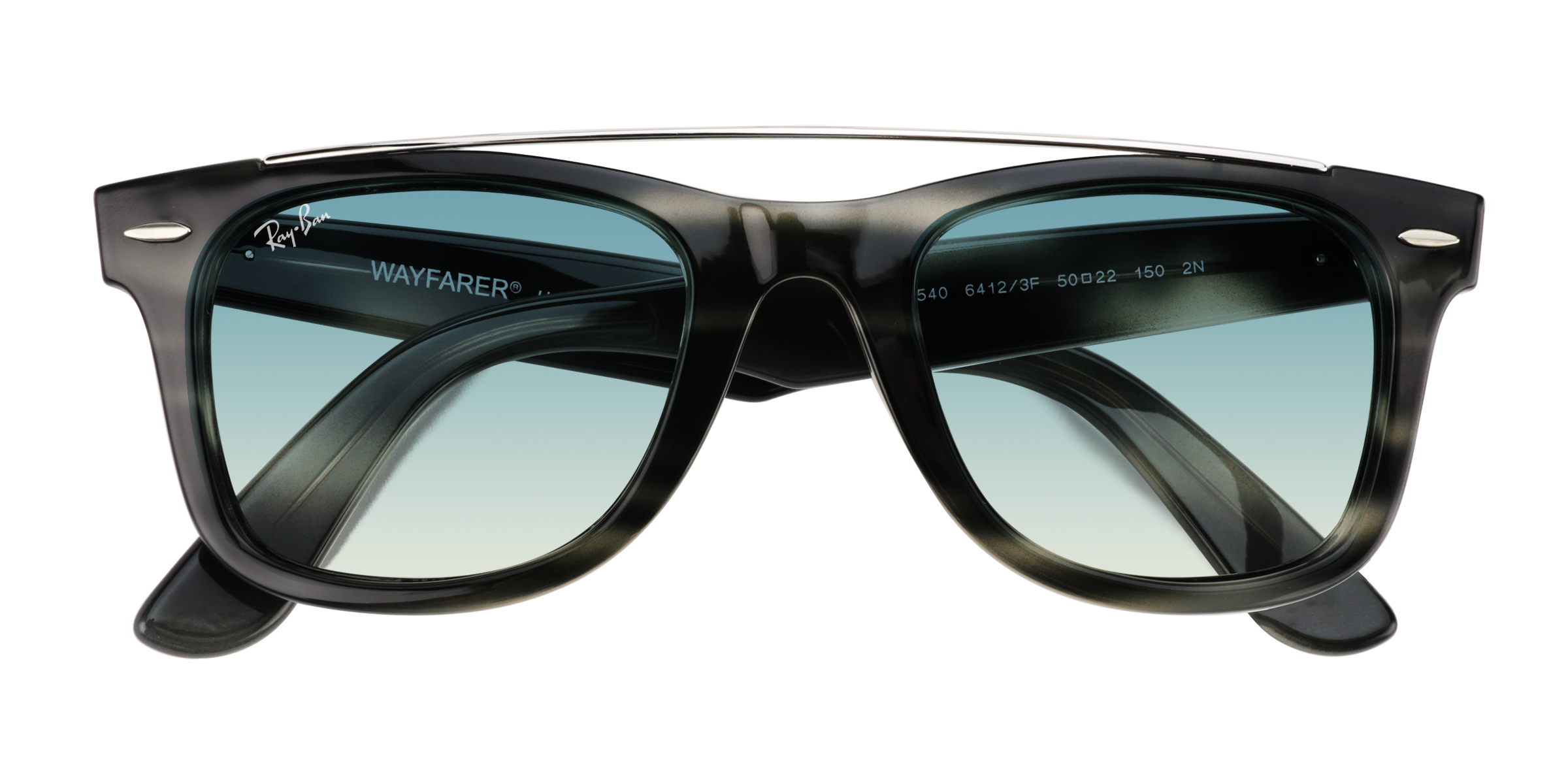 Striped Gray Ray-Ban RB4540 - Plastique Lunettes de soleil