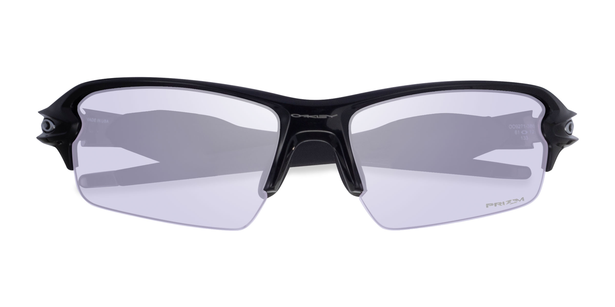 Polished Black Oakley OO9271 Flak 2.0 - Plastique Lunettes de soleil