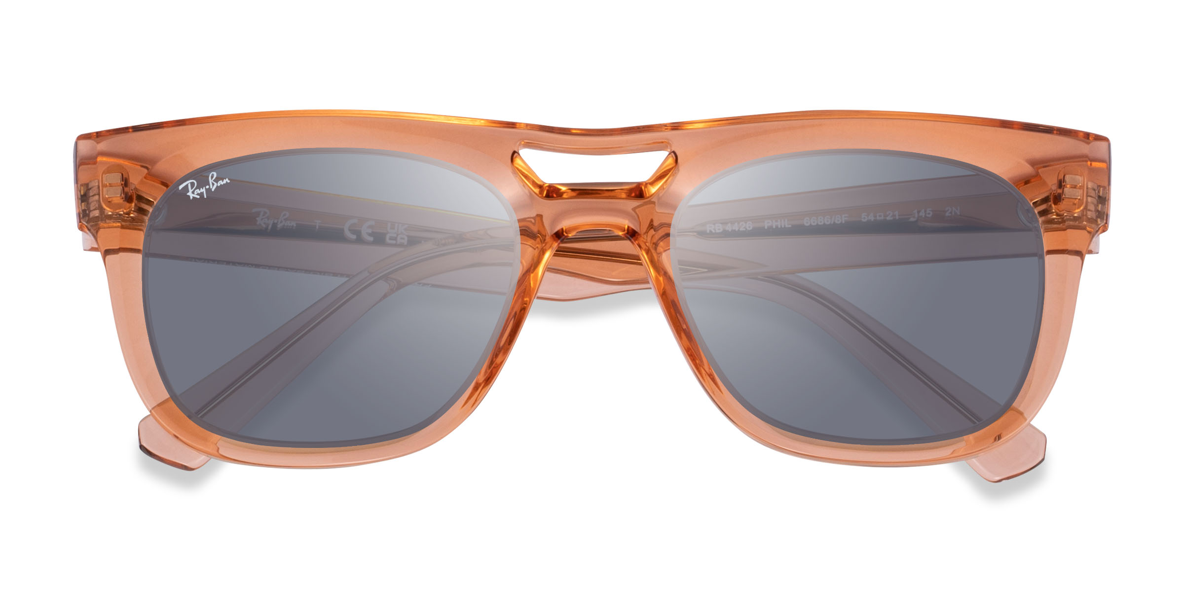Clear Orange Ray-Ban RB4426 Phil - Plastique Lunettes de soleil