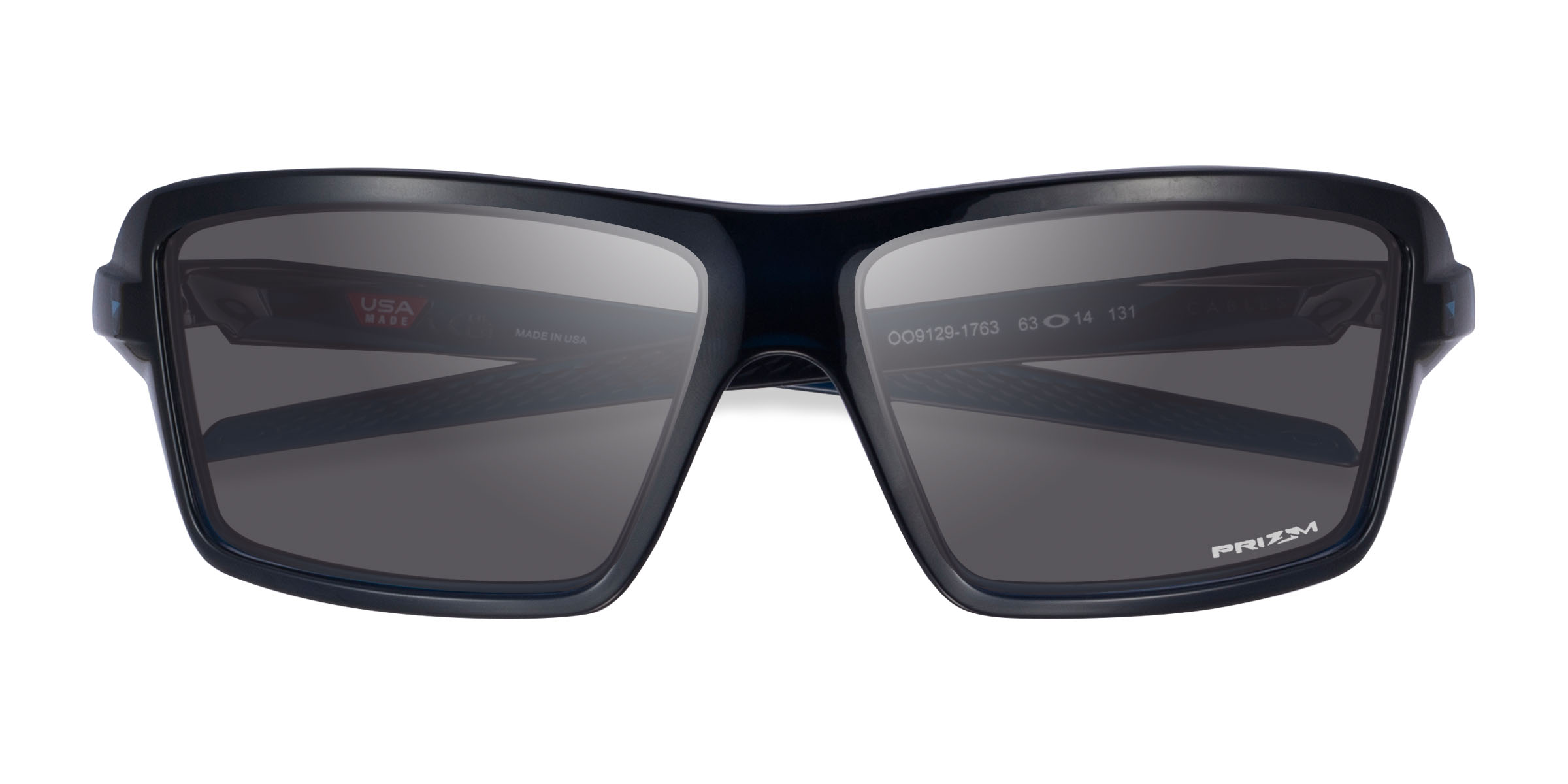 Clear Blue Oakley Cables - Plastique Lunettes de soleil