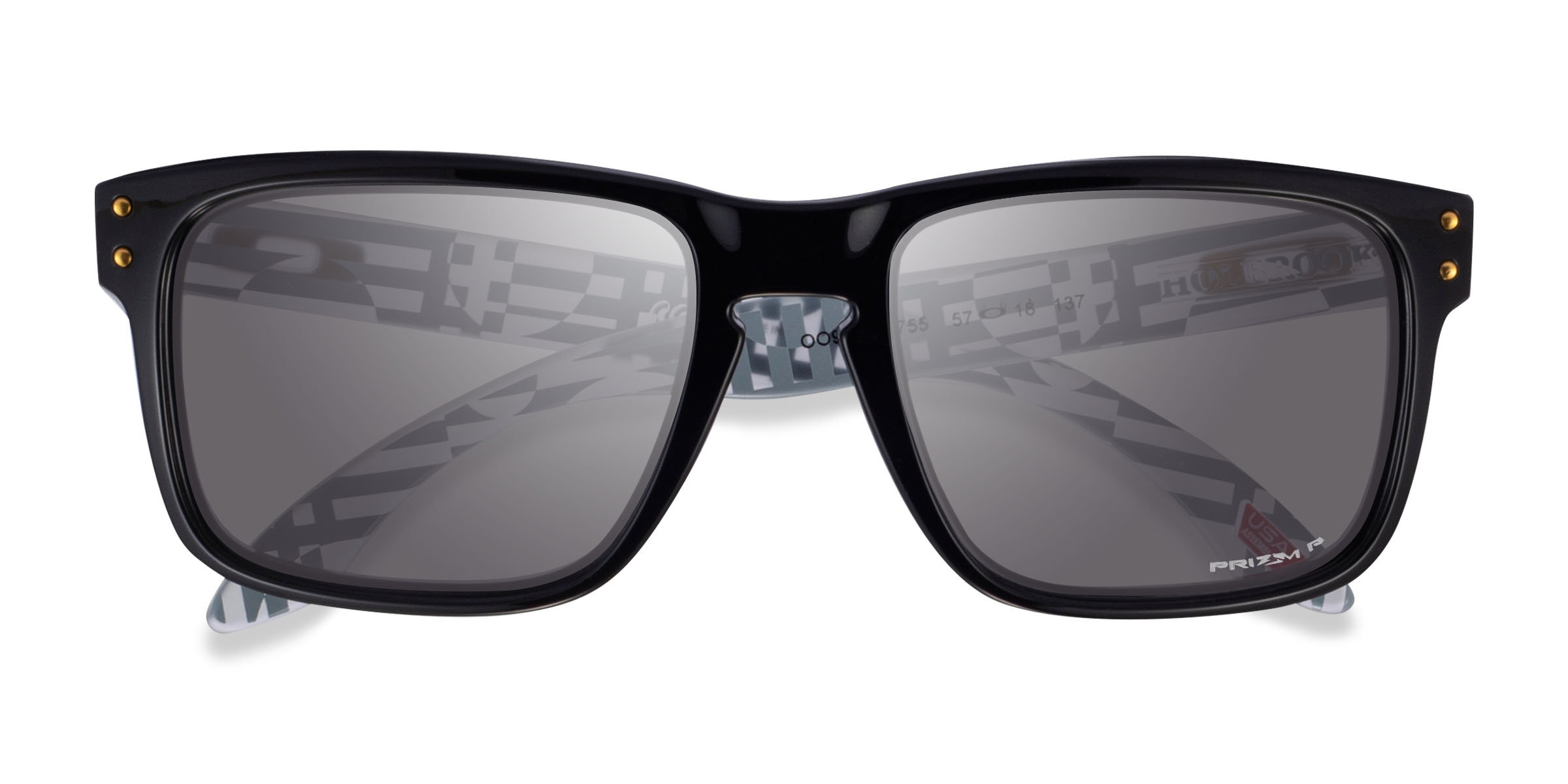 Shiny Black Oakley OO9102 Holbrook - Plastique Lunettes de soleil
