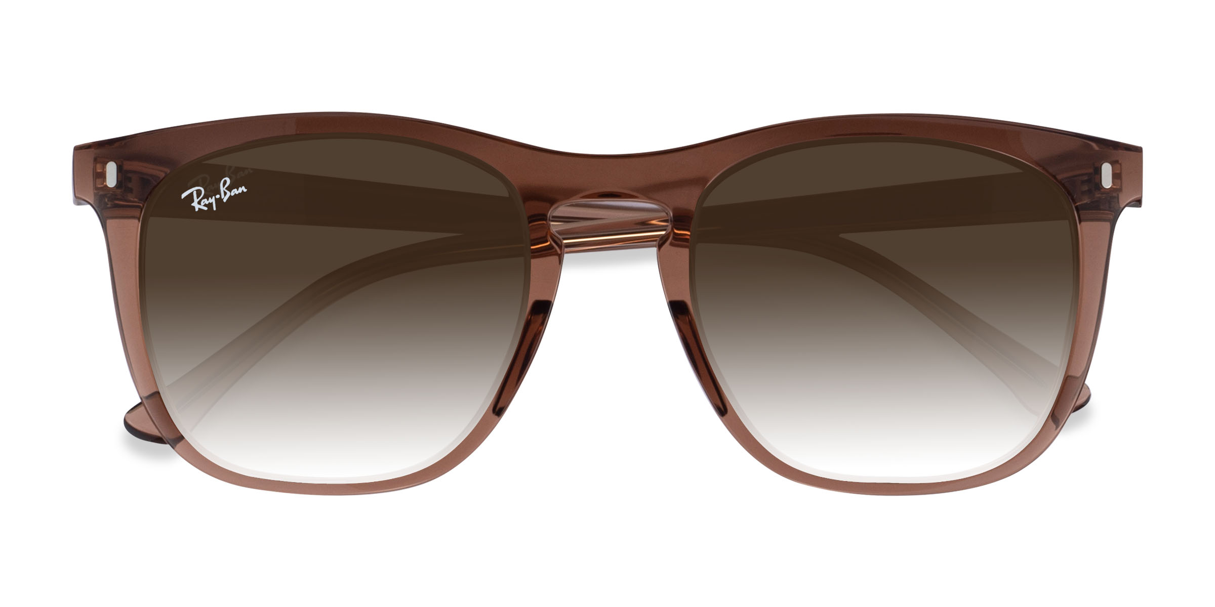 Clear Light Brown Ray-Ban RB2210 - Plastic Sunglasses