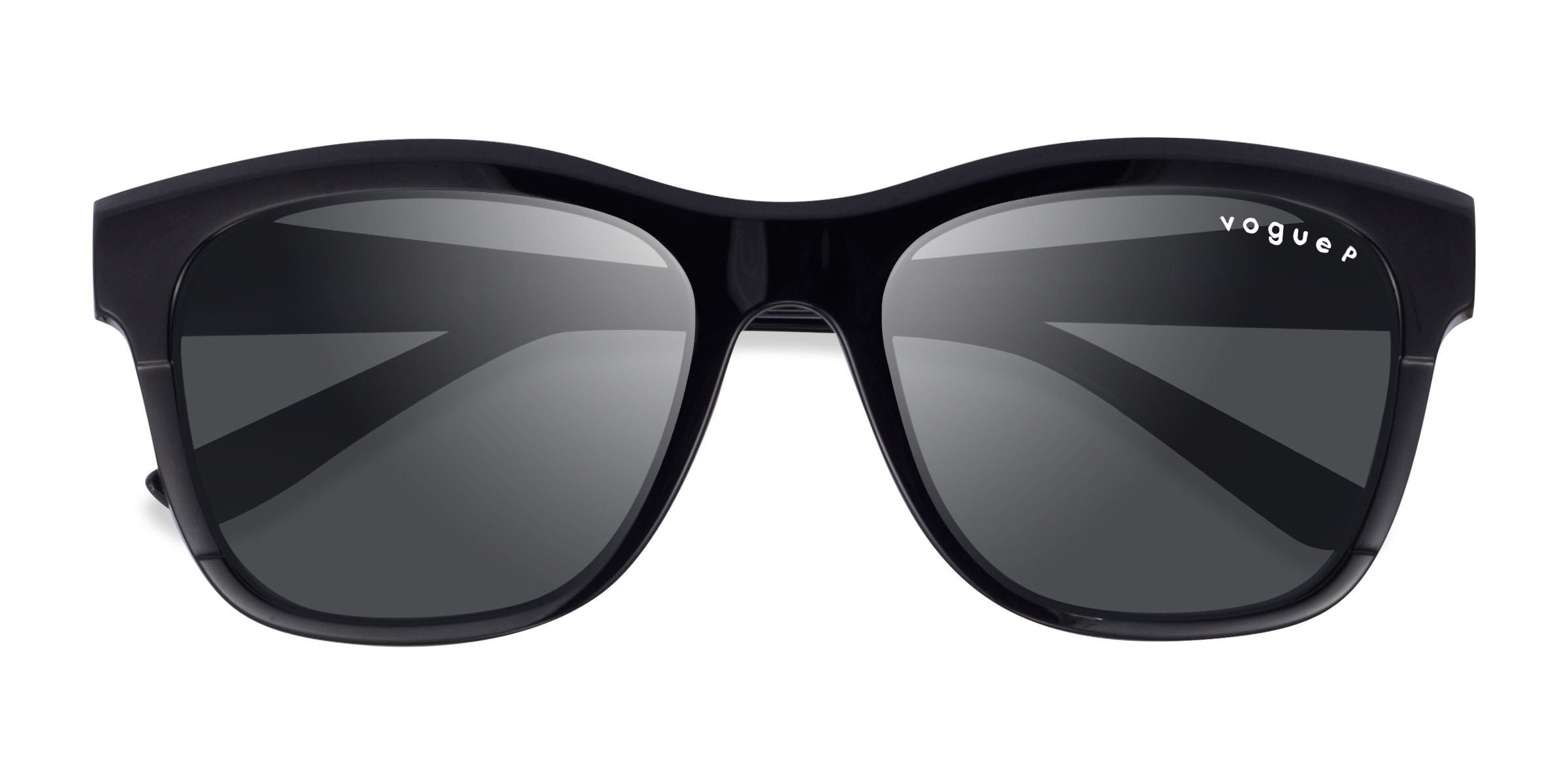 Shiny Black Vogue Eyewear VO5557S - Plastique Lunettes de soleil
